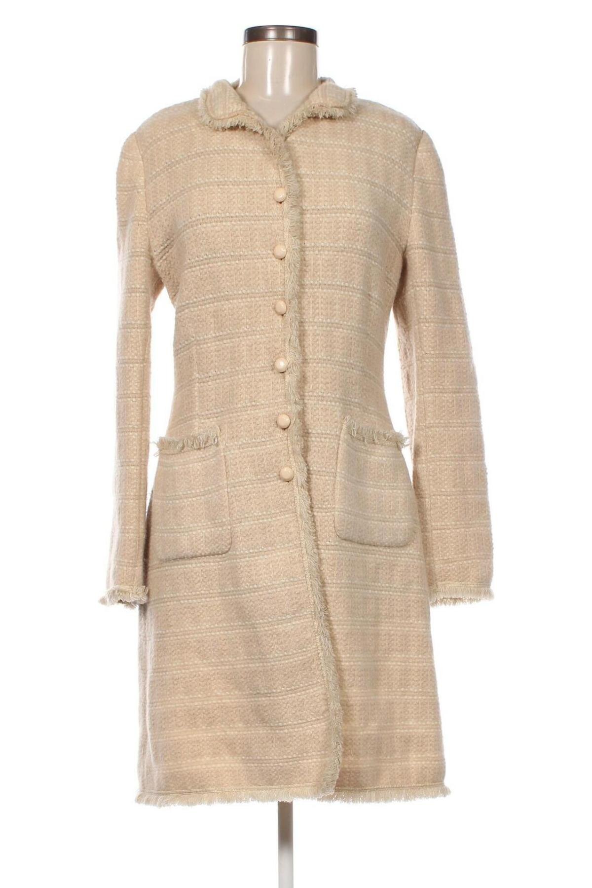 Palton de femei Bruno Manetti, Mărime M, Culoare Bej, Preț 874,08 Lei