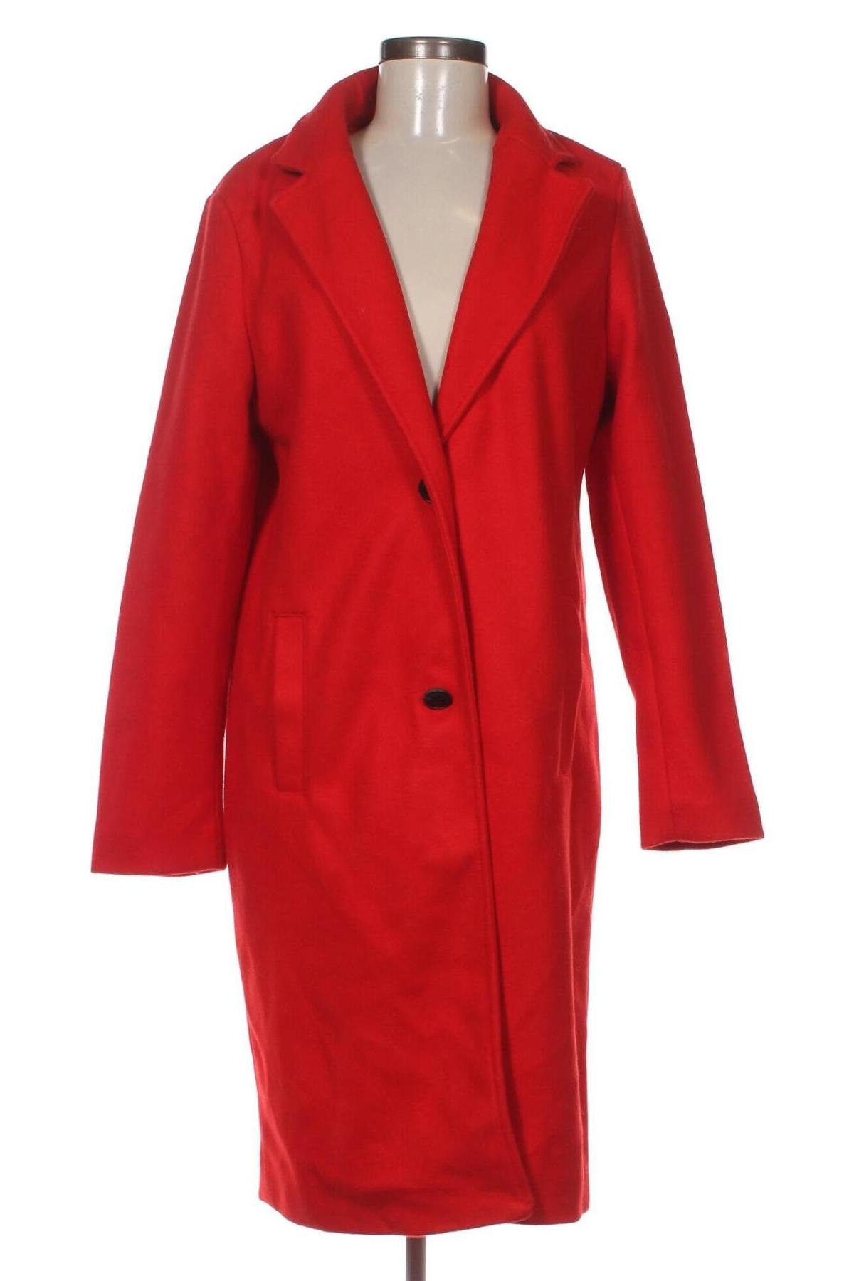 Dámský kabát  C&A, Velikost M, Barva Červená, Cena  870,00 Kč