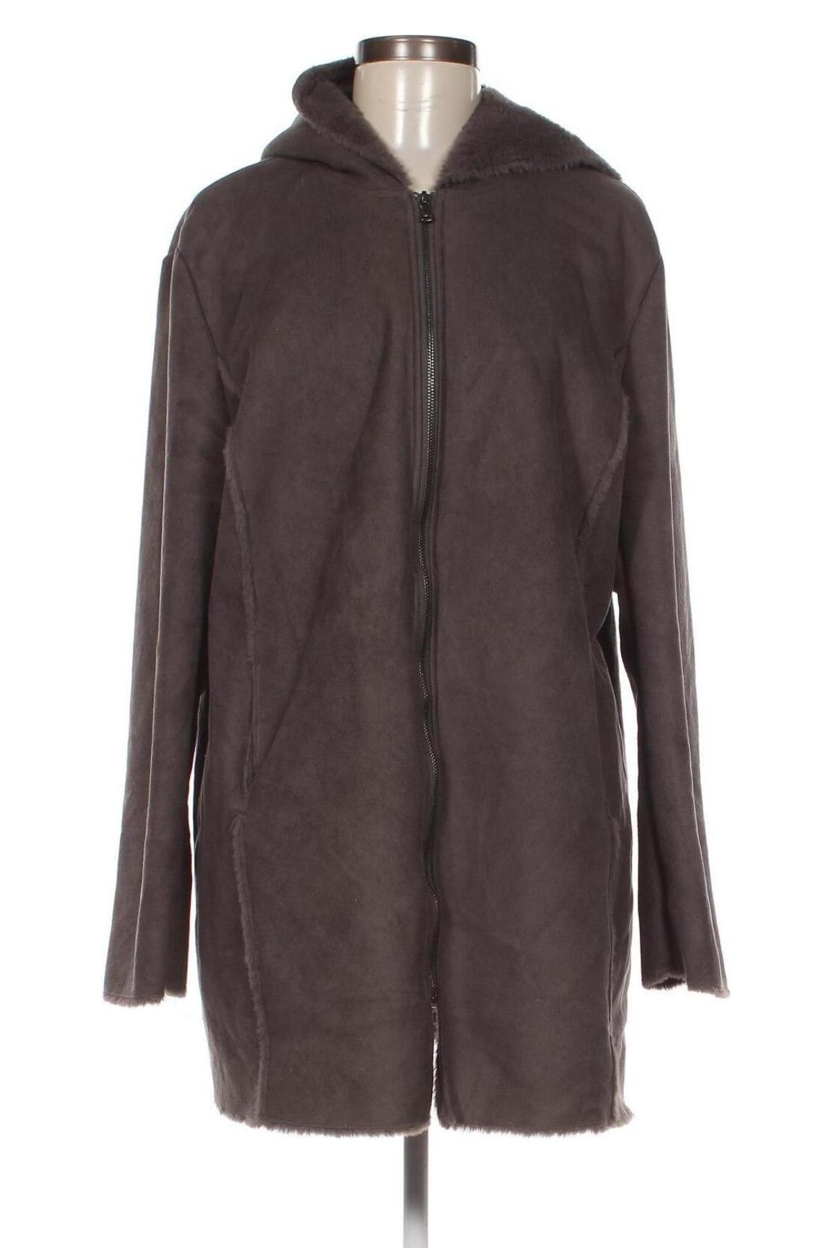 Дамско палто C&A, Размер XXL, Цвят Сив, Цена 43,87 лв.