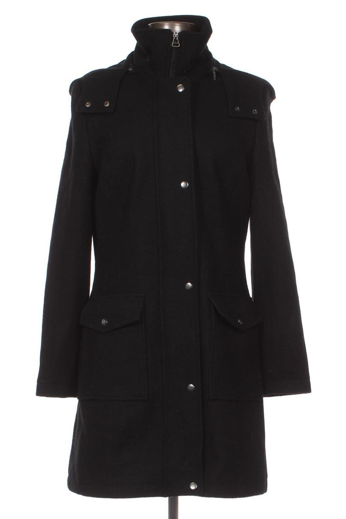 Дамско палто Canda, Размер M, Цвят Черен, Цена 51,36 лв.