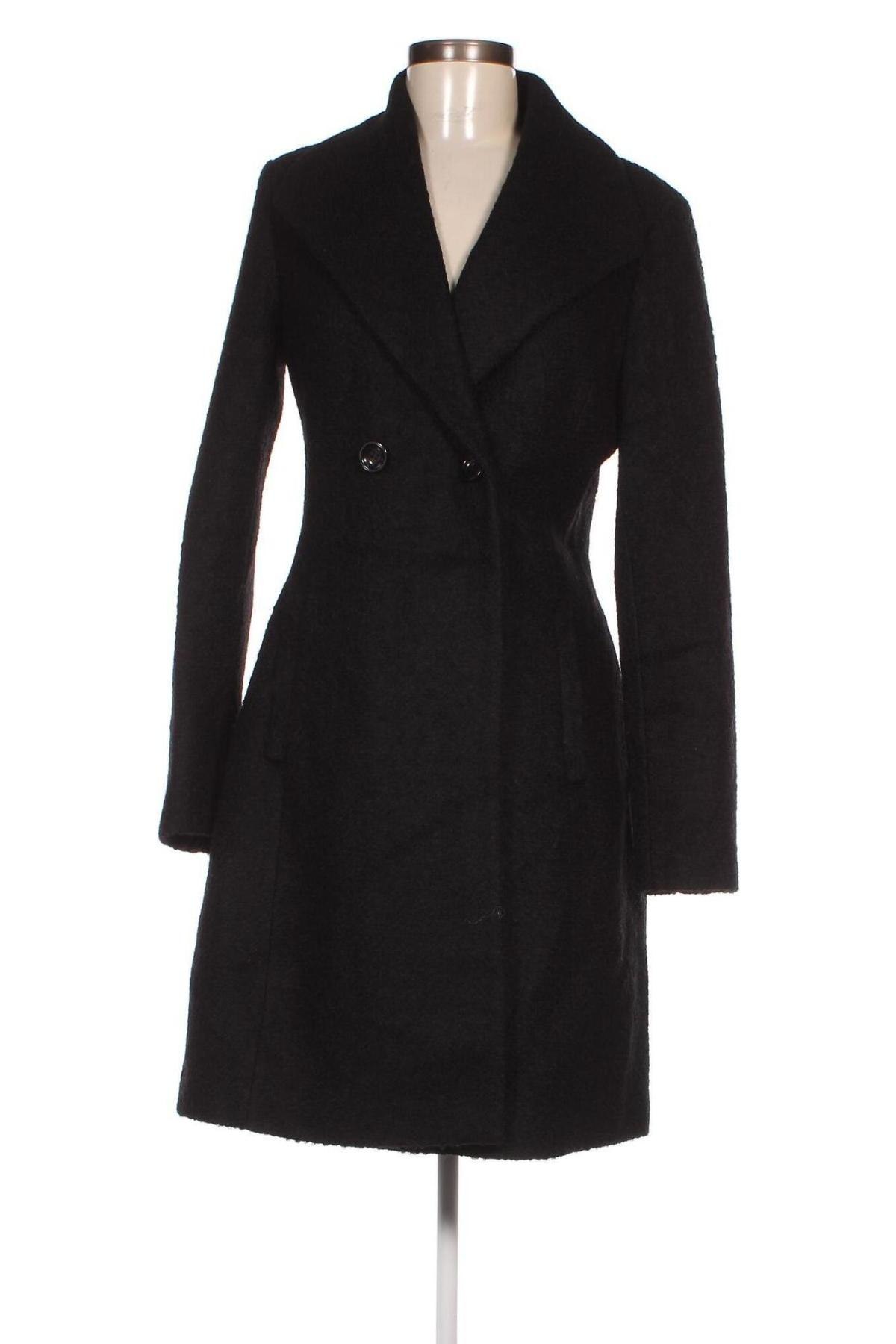 Γυναικείο παλτό Comma,, Μέγεθος S, Χρώμα Μαύρο, Τιμή 55,75 €