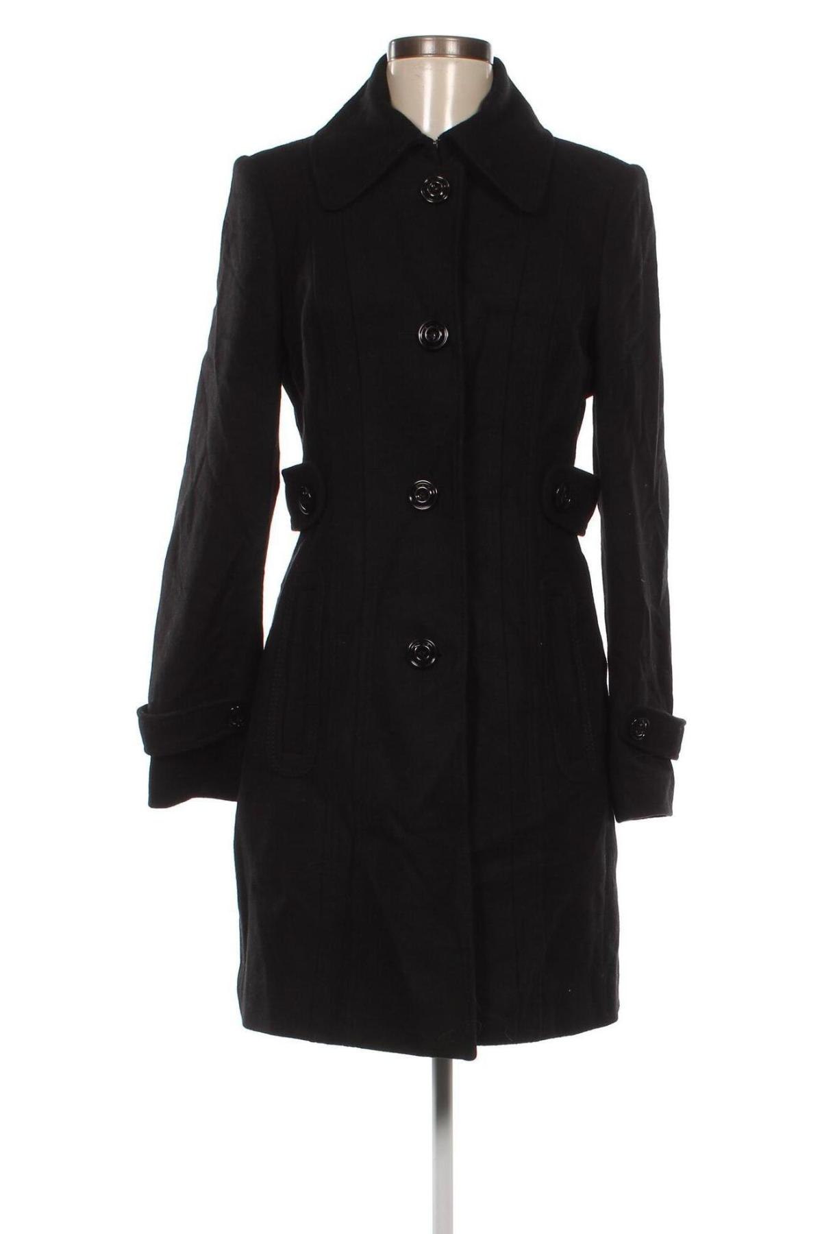 Γυναικείο παλτό Esprit, Μέγεθος M, Χρώμα Μαύρο, Τιμή 37,07 €
