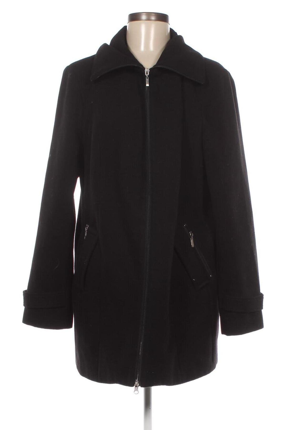 Γυναικείο παλτό Fabiani, Μέγεθος XL, Χρώμα Μαύρο, Τιμή 9,93 €