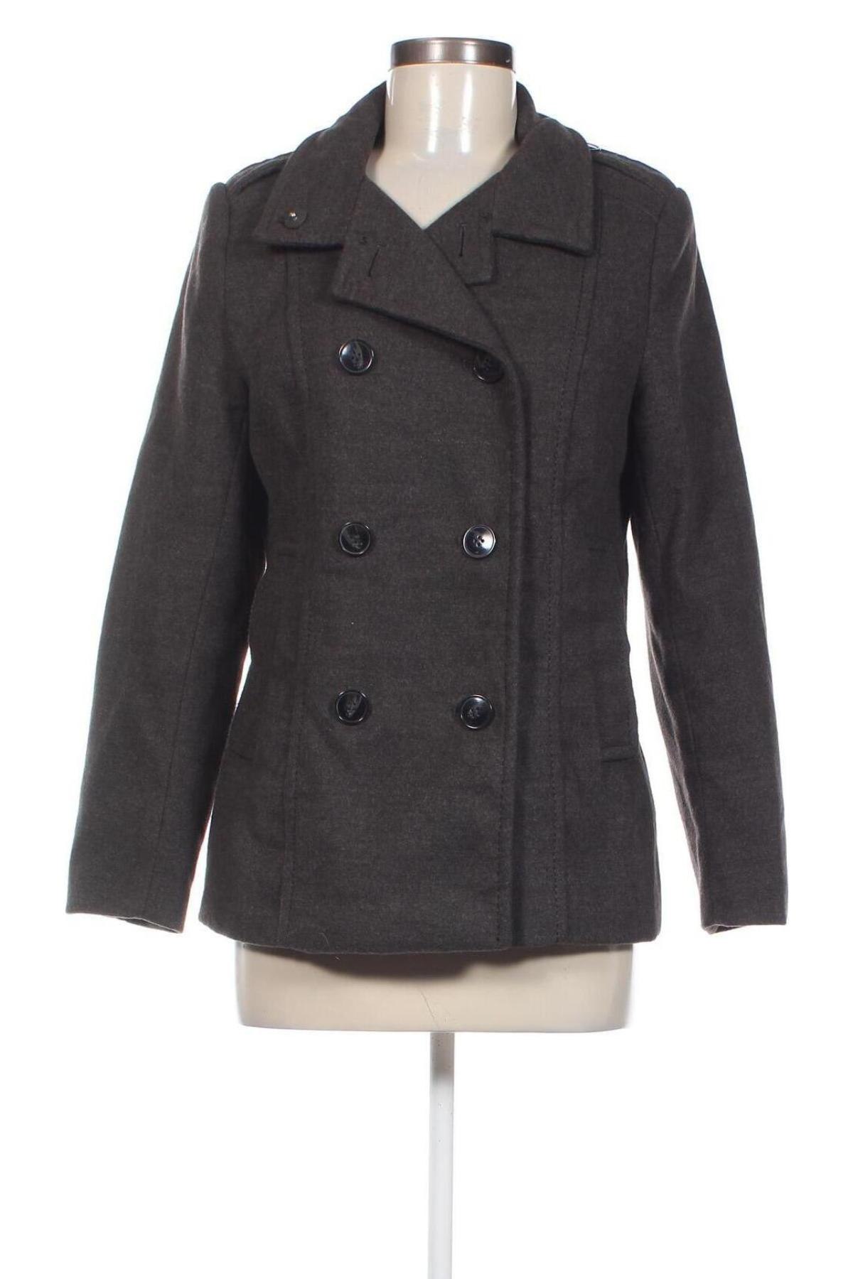 Дамско палто H&M, Размер M, Цвят Сив, Цена 51,36 лв.