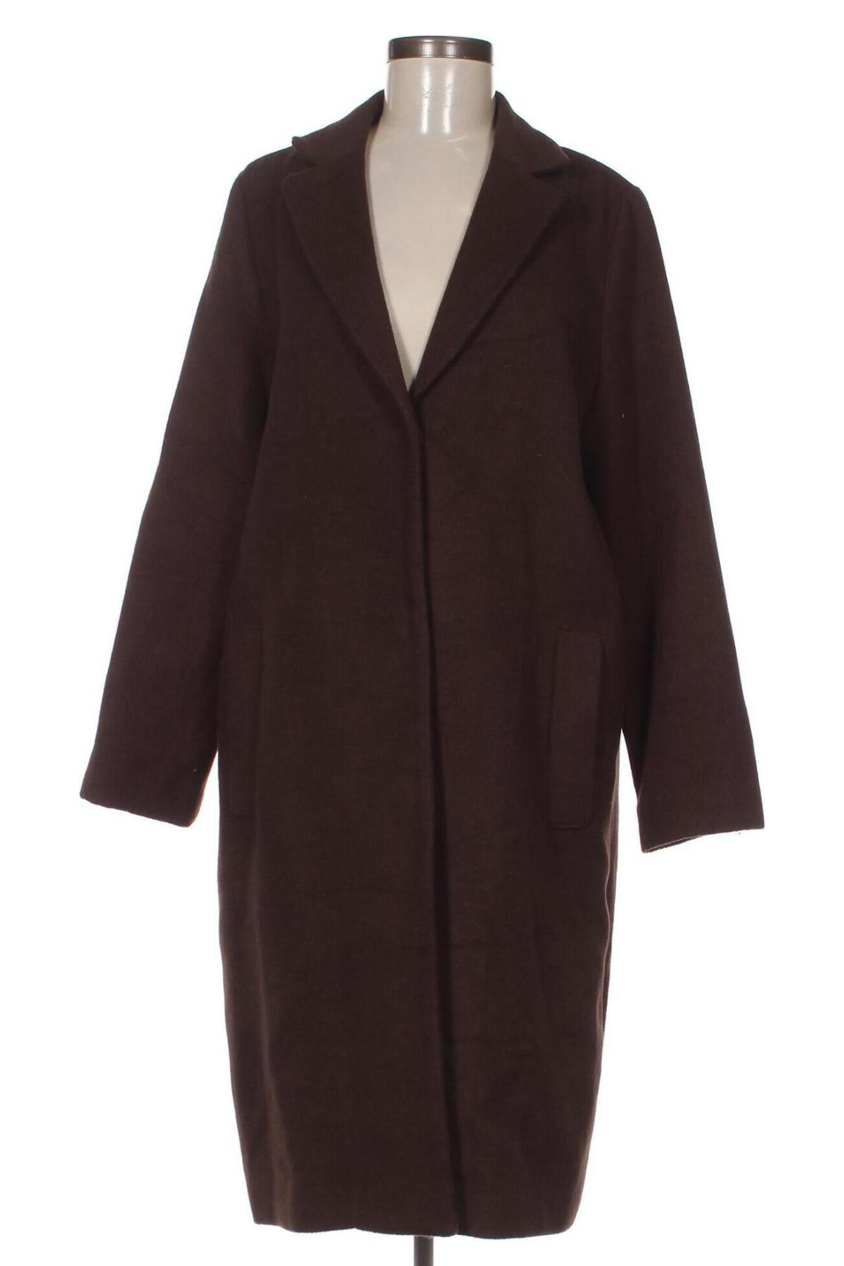 Дамско палто H&M, Размер M, Цвят Кафяв, Цена 53,50 лв.