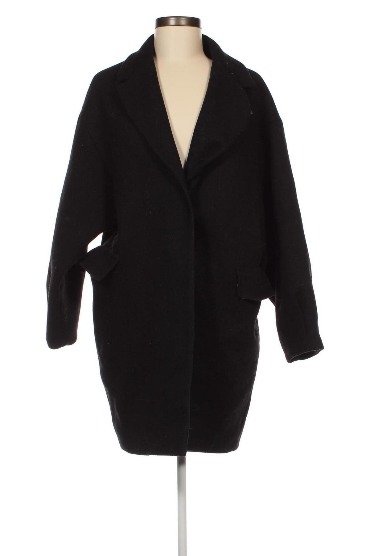 Γυναικείο παλτό H&M, Μέγεθος M, Χρώμα Μαύρο, Τιμή 33,76 €