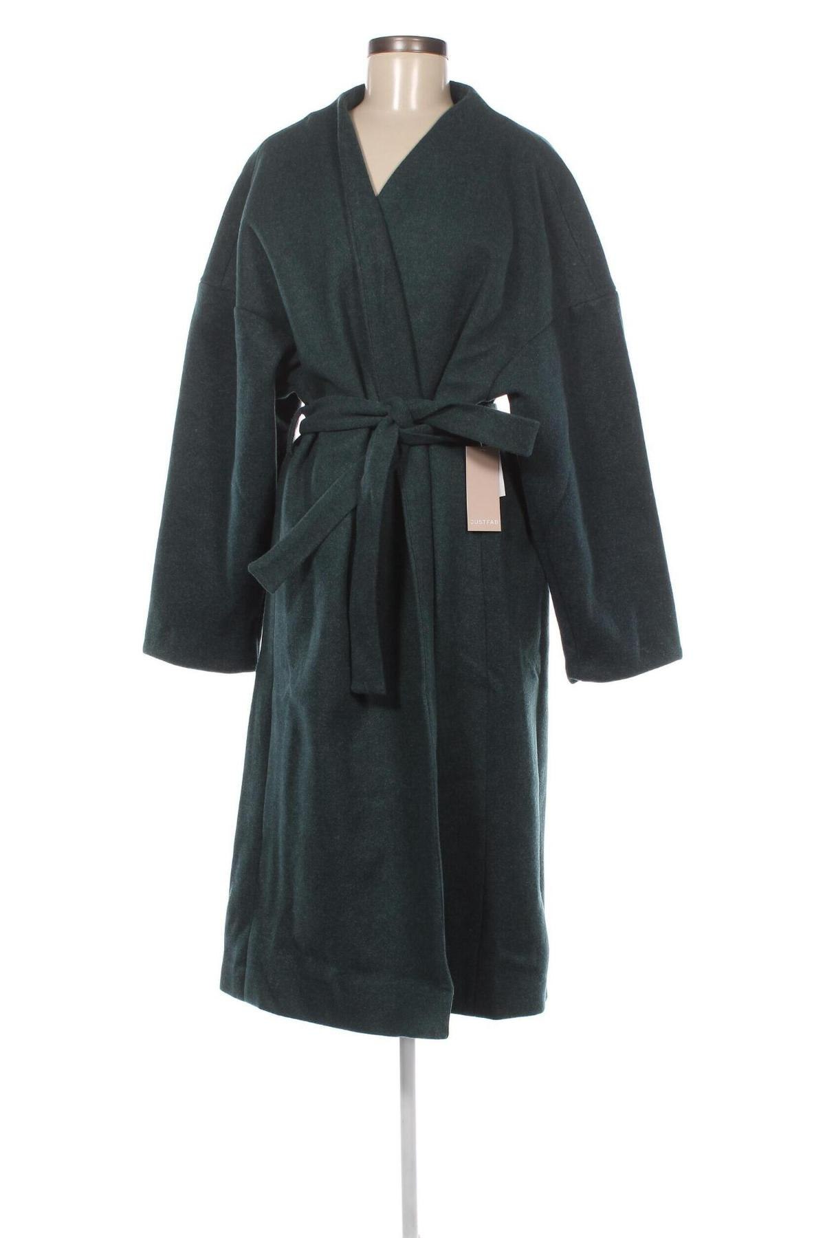 Дамско палто Justfab, Размер XL, Цвят Зелен, Цена 113,55 лв.