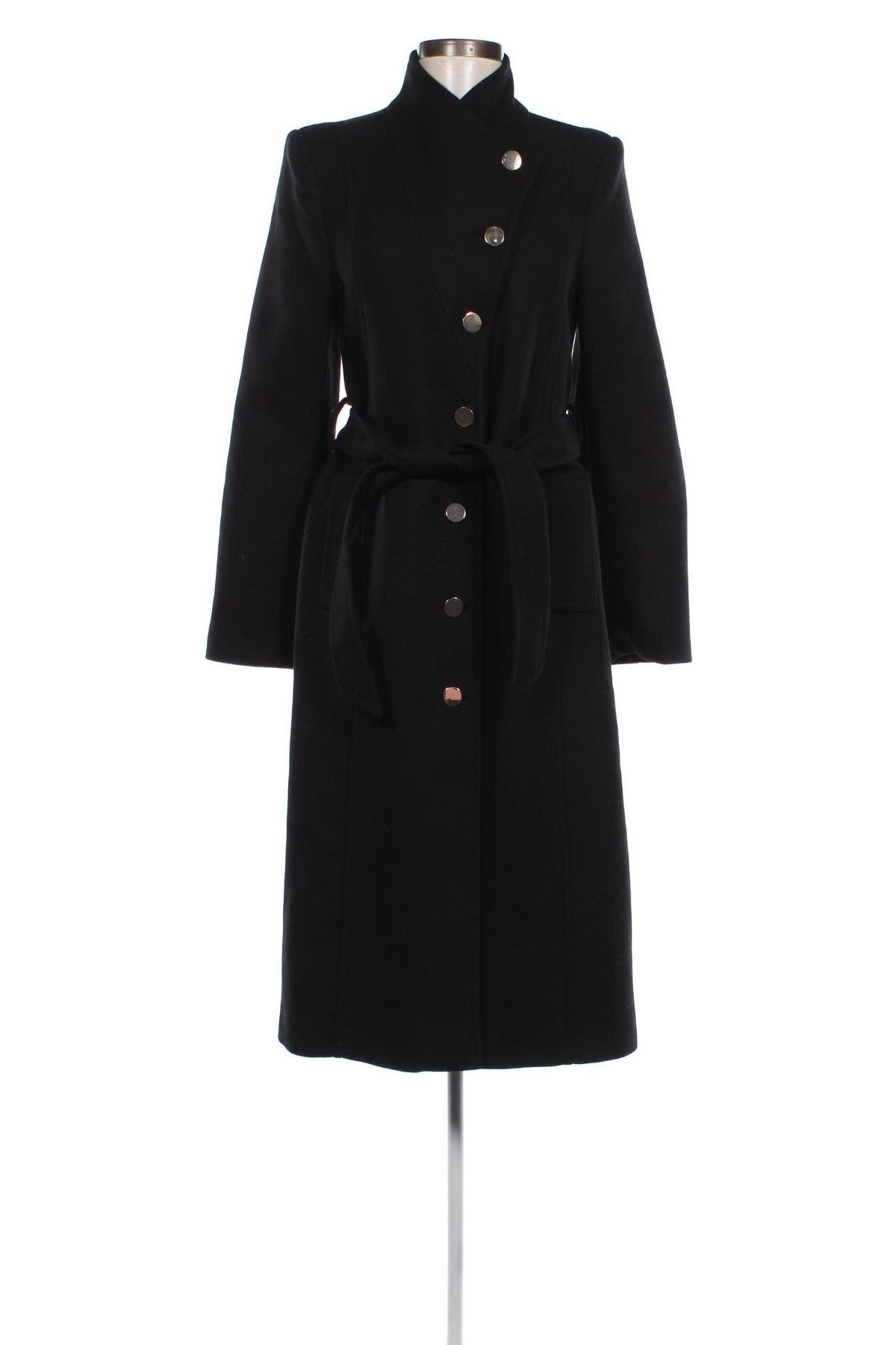 Дамско палто Karen Millen, Размер M, Цвят Черен, Цена 328,00 лв.
