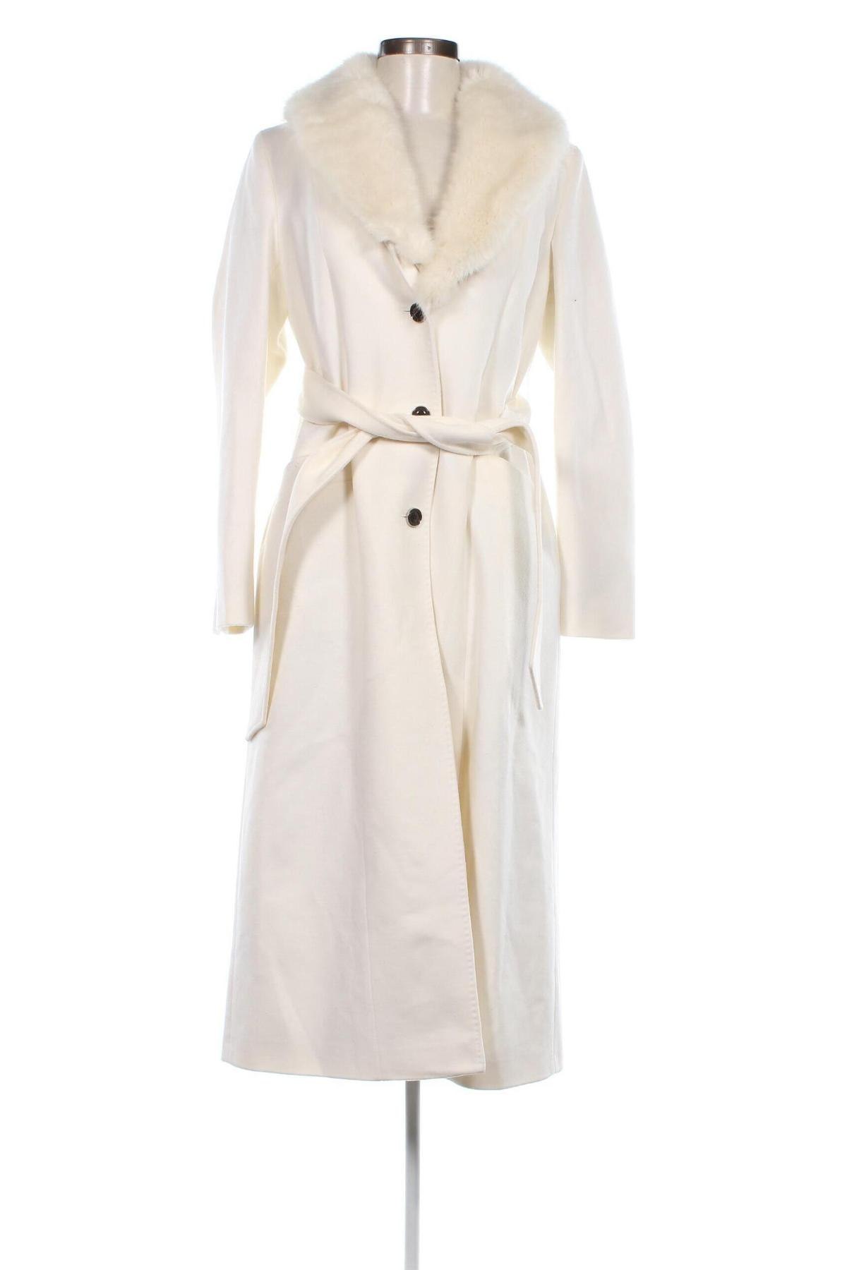 Дамско палто Karen Millen, Размер M, Цвят Екрю, Цена 656,00 лв.