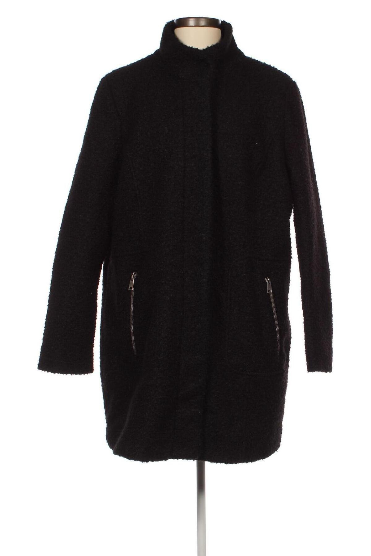 Дамско палто Laura Torelli, Размер L, Цвят Черен, Цена 53,50 лв.