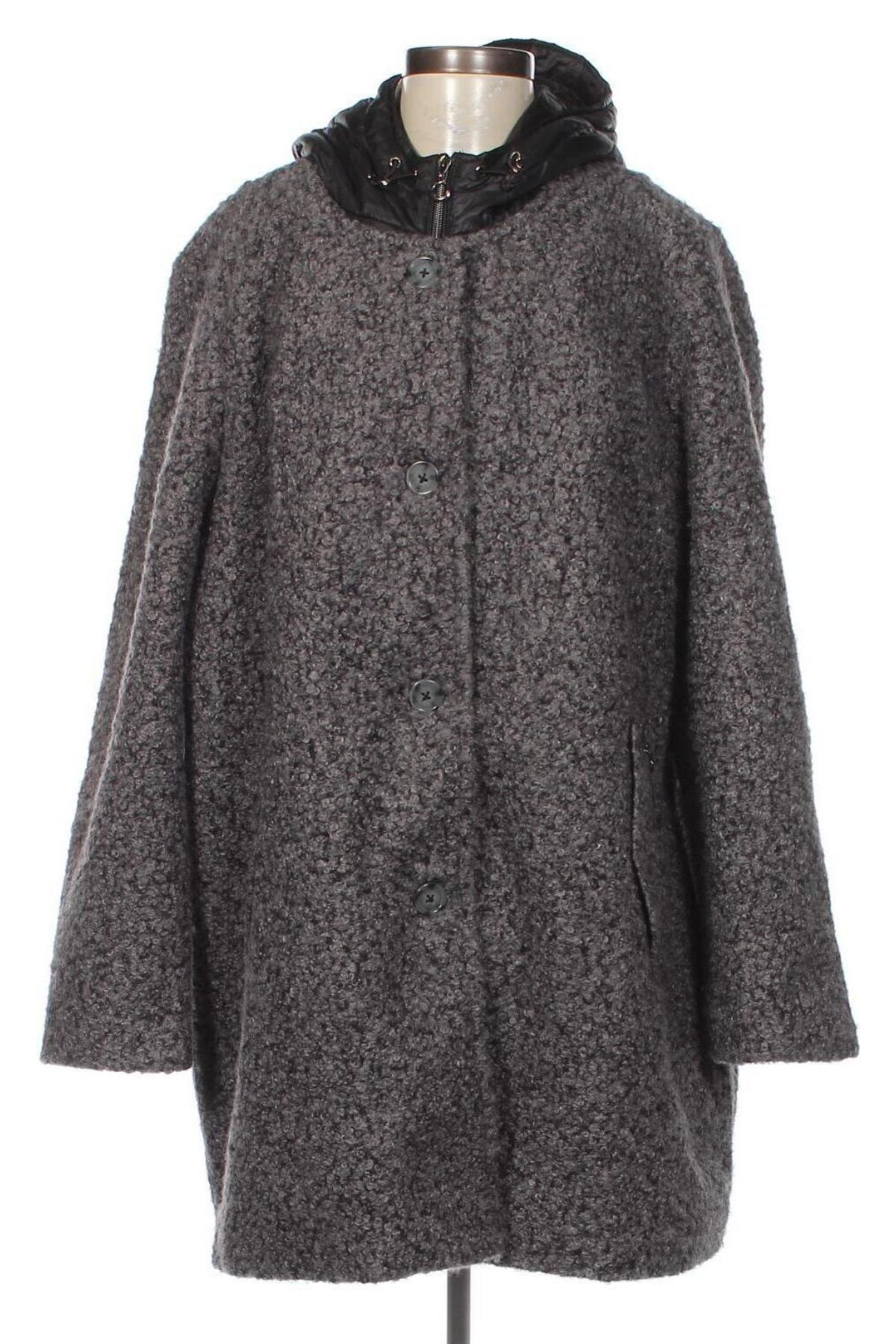 Γυναικείο παλτό Laura Torelli, Μέγεθος XL, Χρώμα Γκρί, Τιμή 33,76 €