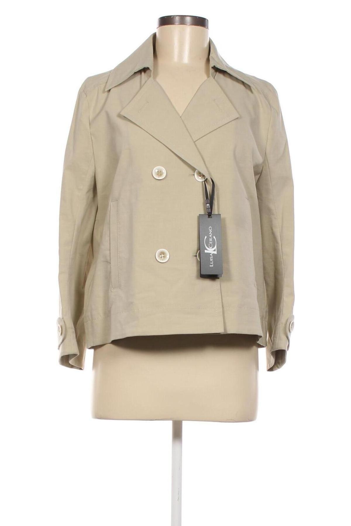 Дамско палто Luisa Cerano, Размер M, Цвят Бежов, Цена 295,83 лв.