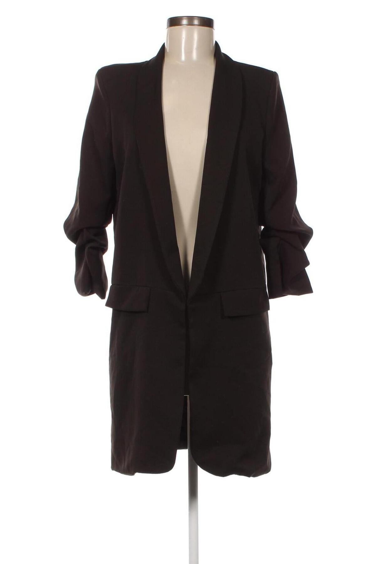 Дамско палто Made In Italy, Размер L, Цвят Черен, Цена 38,40 лв.