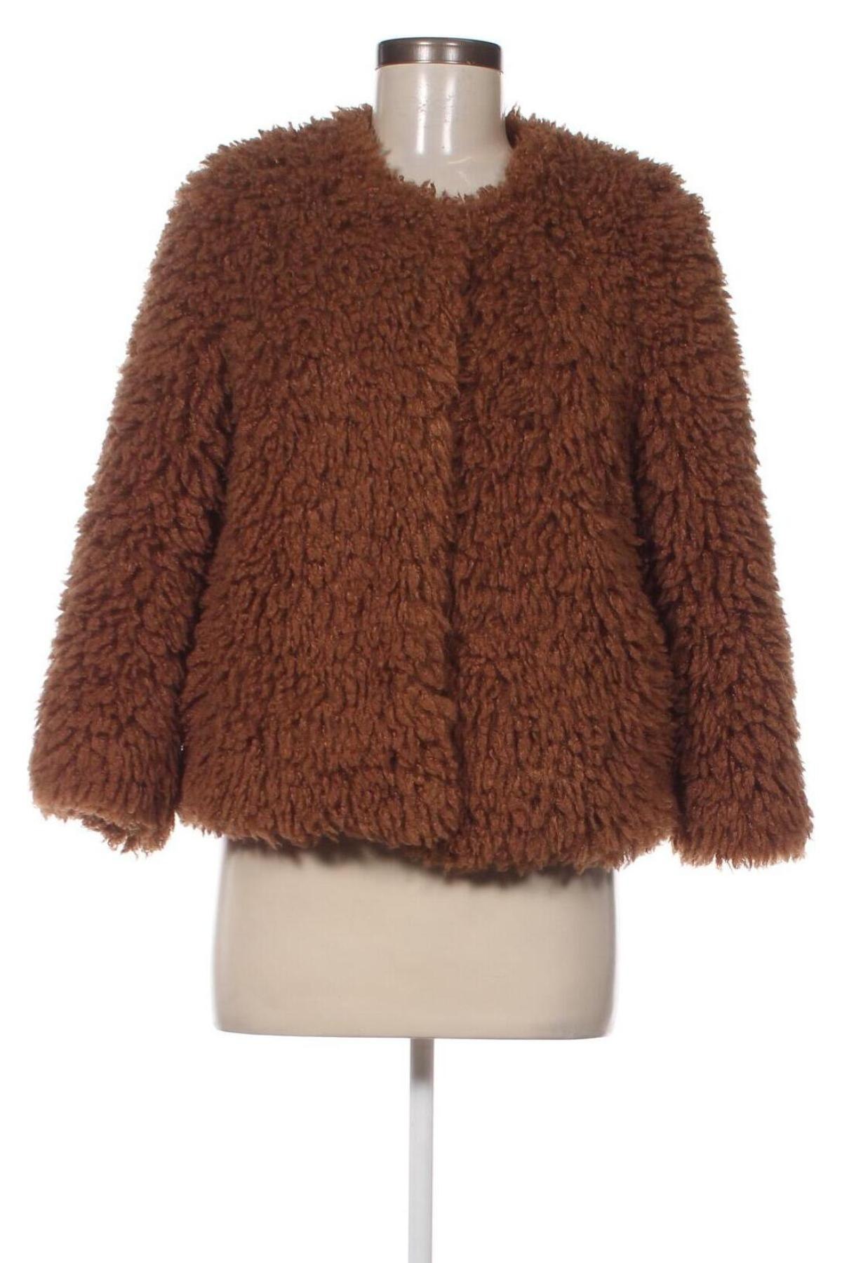Дамско палто Mango, Размер XS, Цвят Кафяв, Цена 44,00 лв.
