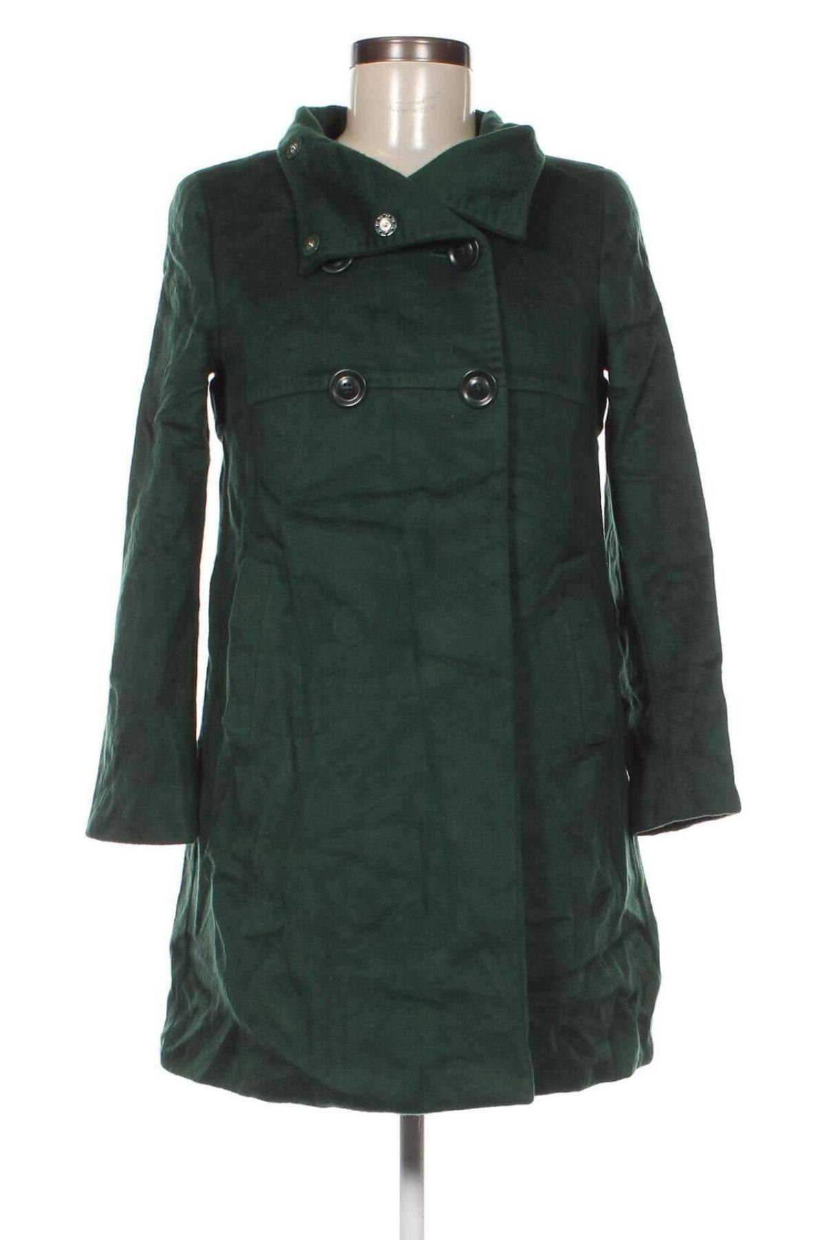 Дамско палто Max Mara Studio, Размер S, Цвят Зелен, Цена 346,72 лв.