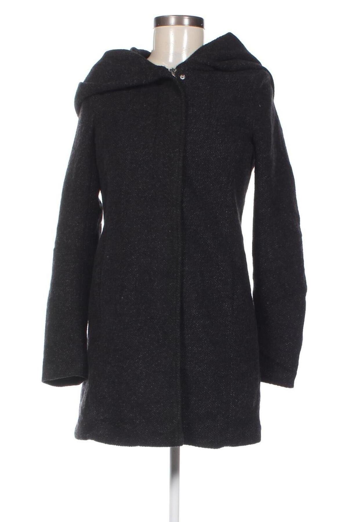 Дамско палто ONLY, Размер XS, Цвят Черен, Цена 16,45 лв.