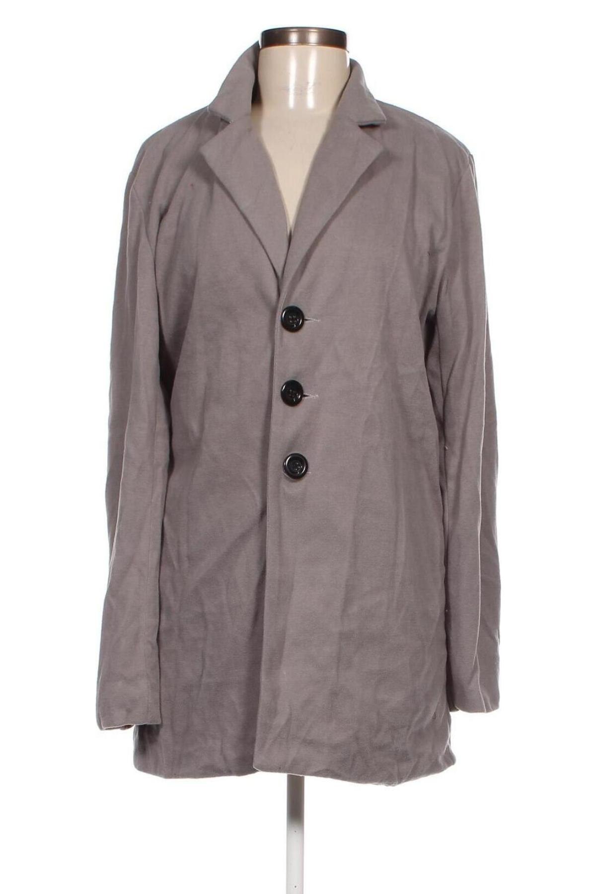 Дамско палто Order Plus, Размер 3XL, Цвят Сив, Цена 161,68 лв.