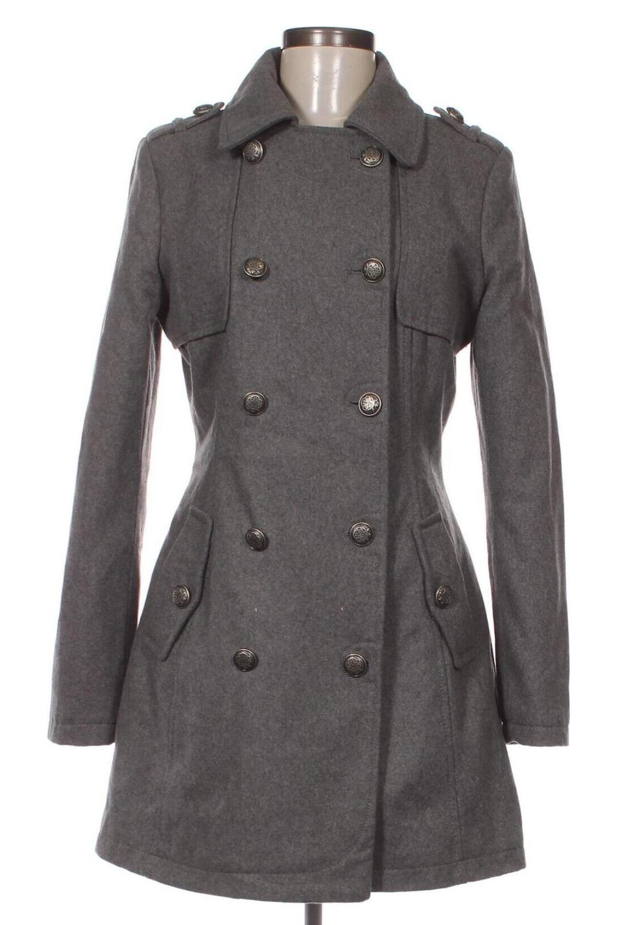 Дамско палто Orsay, Размер S, Цвят Сив, Цена 53,50 лв.