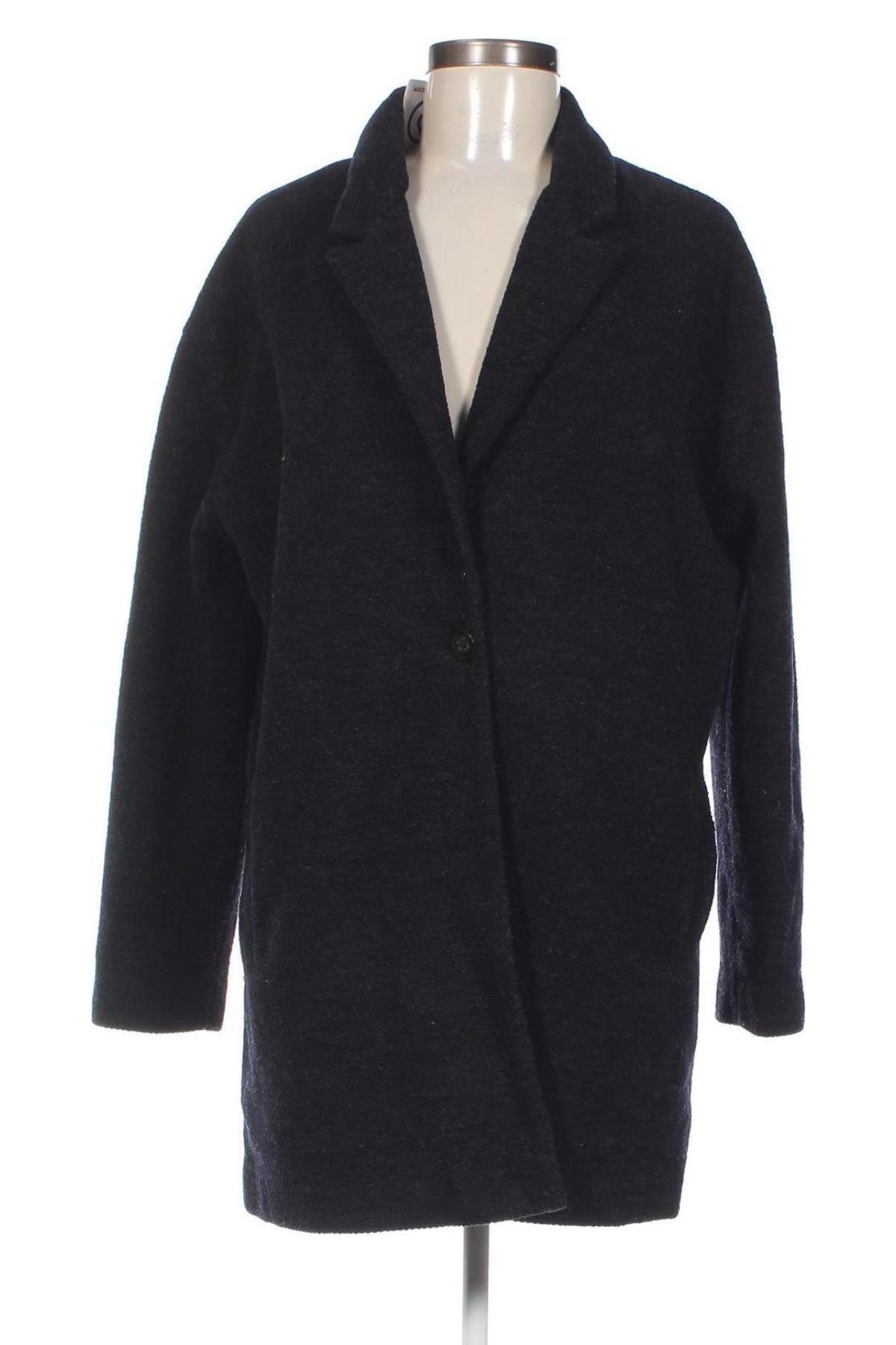 Γυναικείο παλτό Pull&Bear, Μέγεθος M, Χρώμα Μπλέ, Τιμή 13,90 €