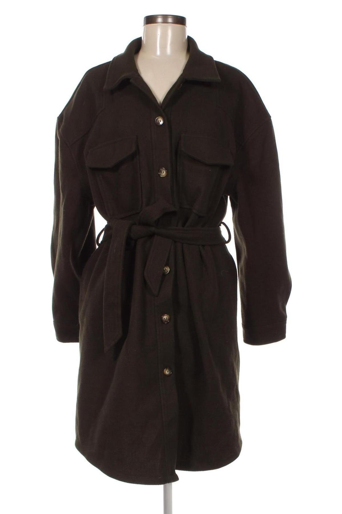 Palton de femei SHEIN, Mărime XL, Culoare Verde, Preț 168,95 Lei