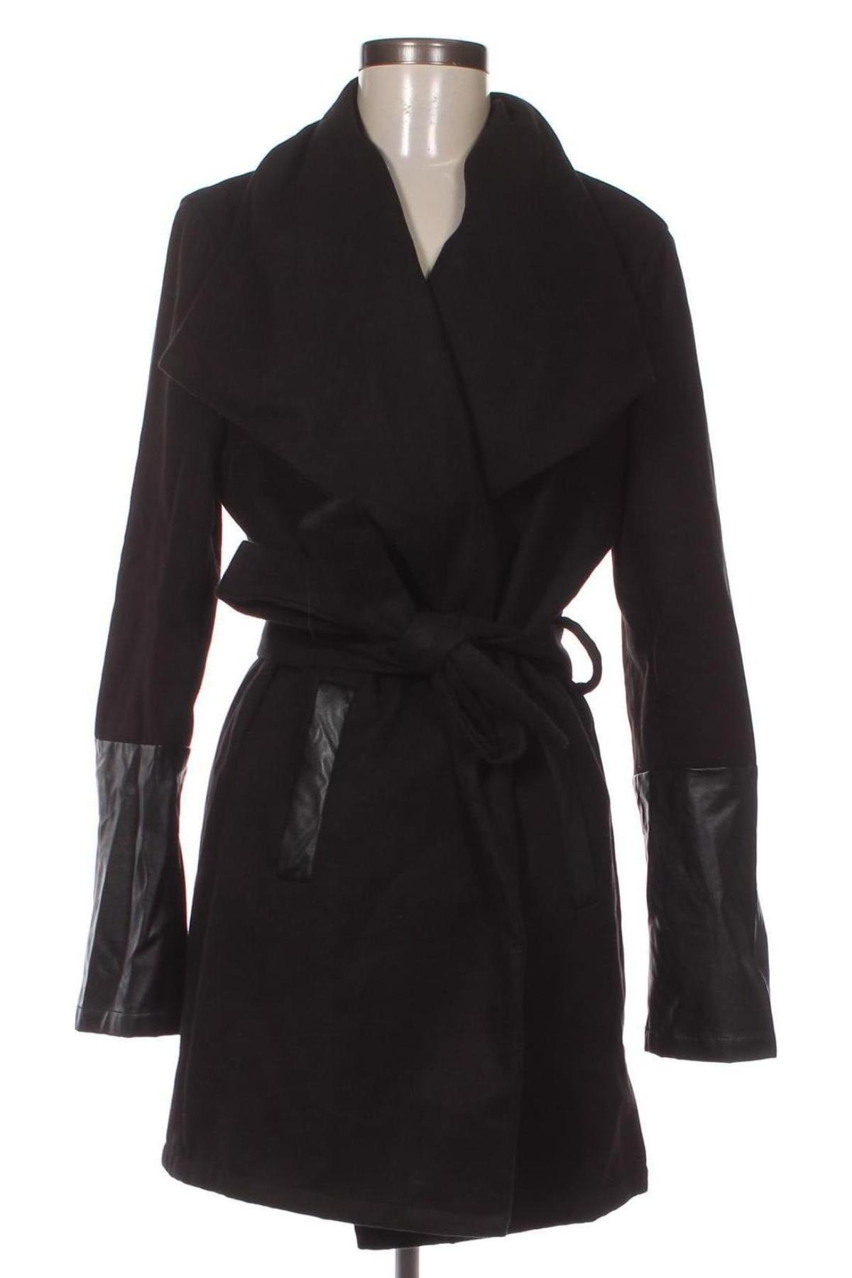Γυναικείο παλτό SHEIN, Μέγεθος XL, Χρώμα Μαύρο, Τιμή 31,77 €