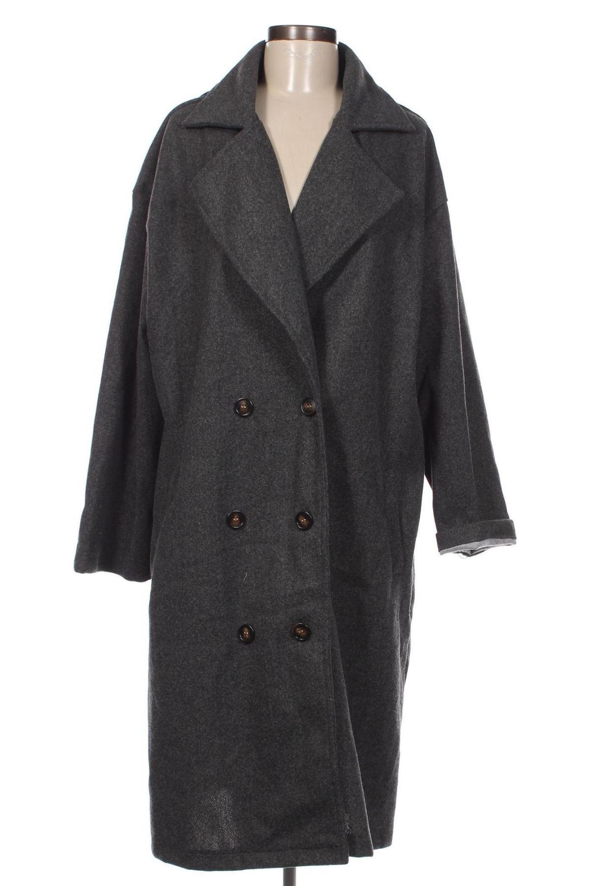 Дамско палто SHEIN, Размер XXL, Цвят Сив, Цена 43,87 лв.