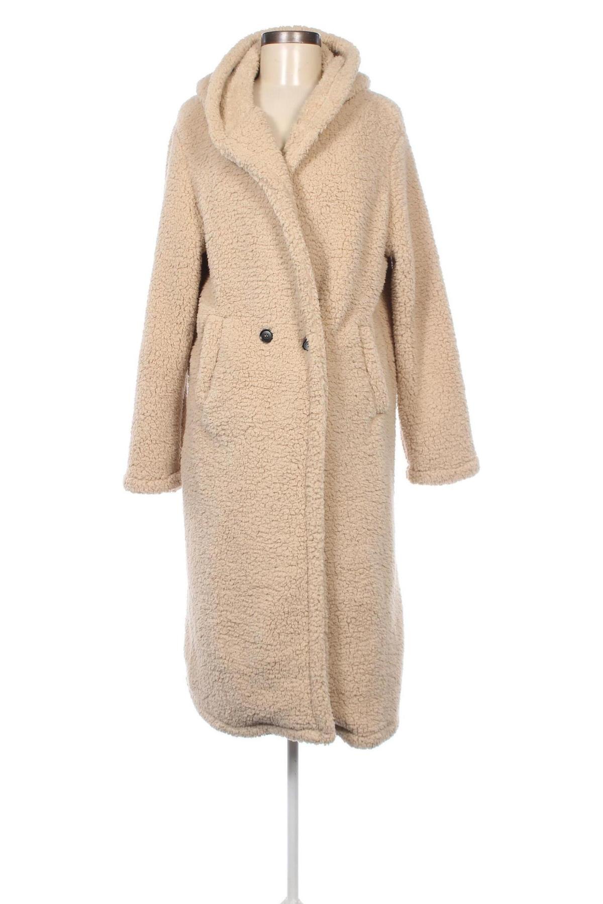 Γυναικείο παλτό SHEIN, Μέγεθος M, Χρώμα  Μπέζ, Τιμή 11,25 €