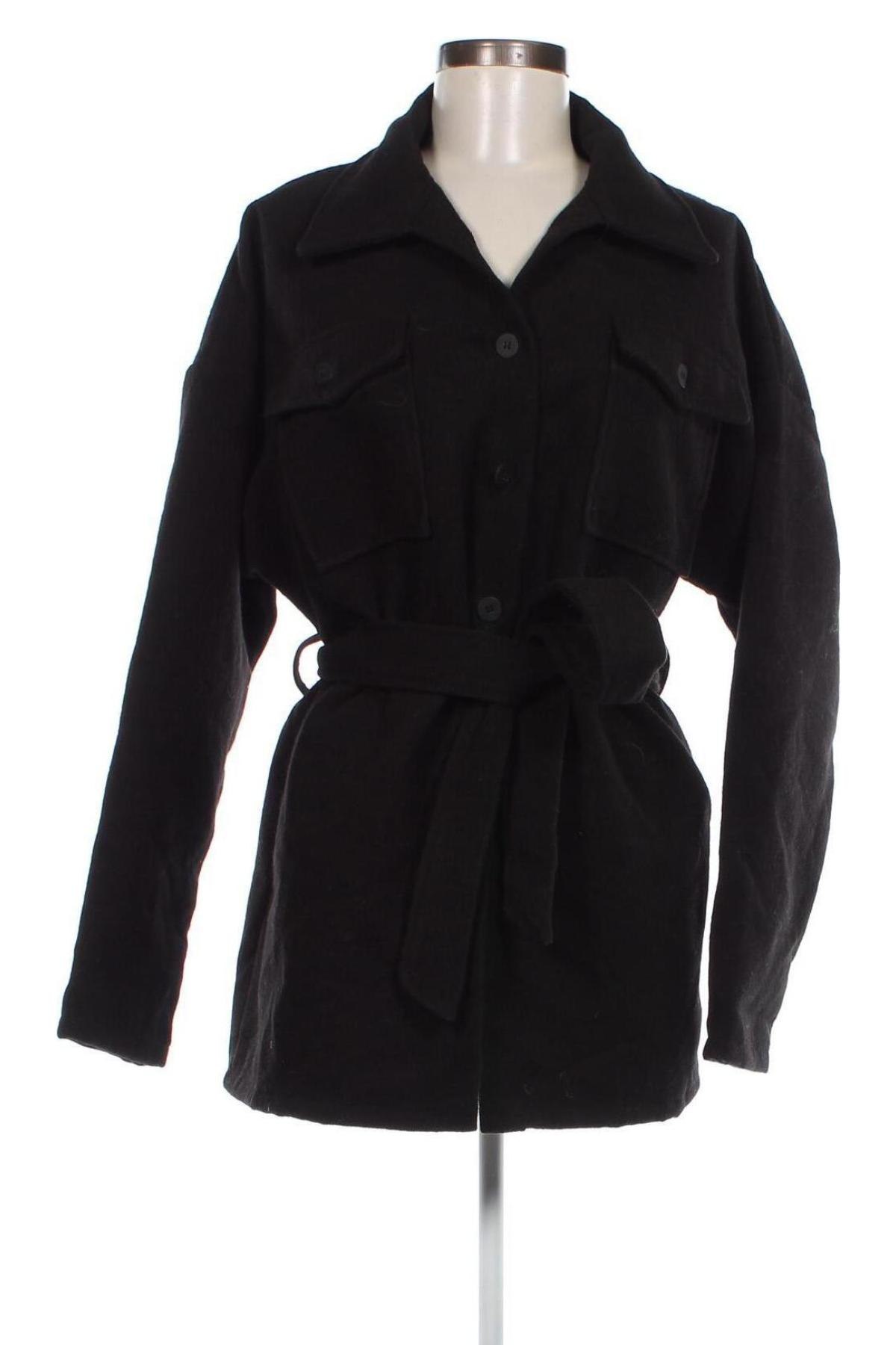 Дамско палто Shinestar, Размер L, Цвят Черен, Цена 30,72 лв.