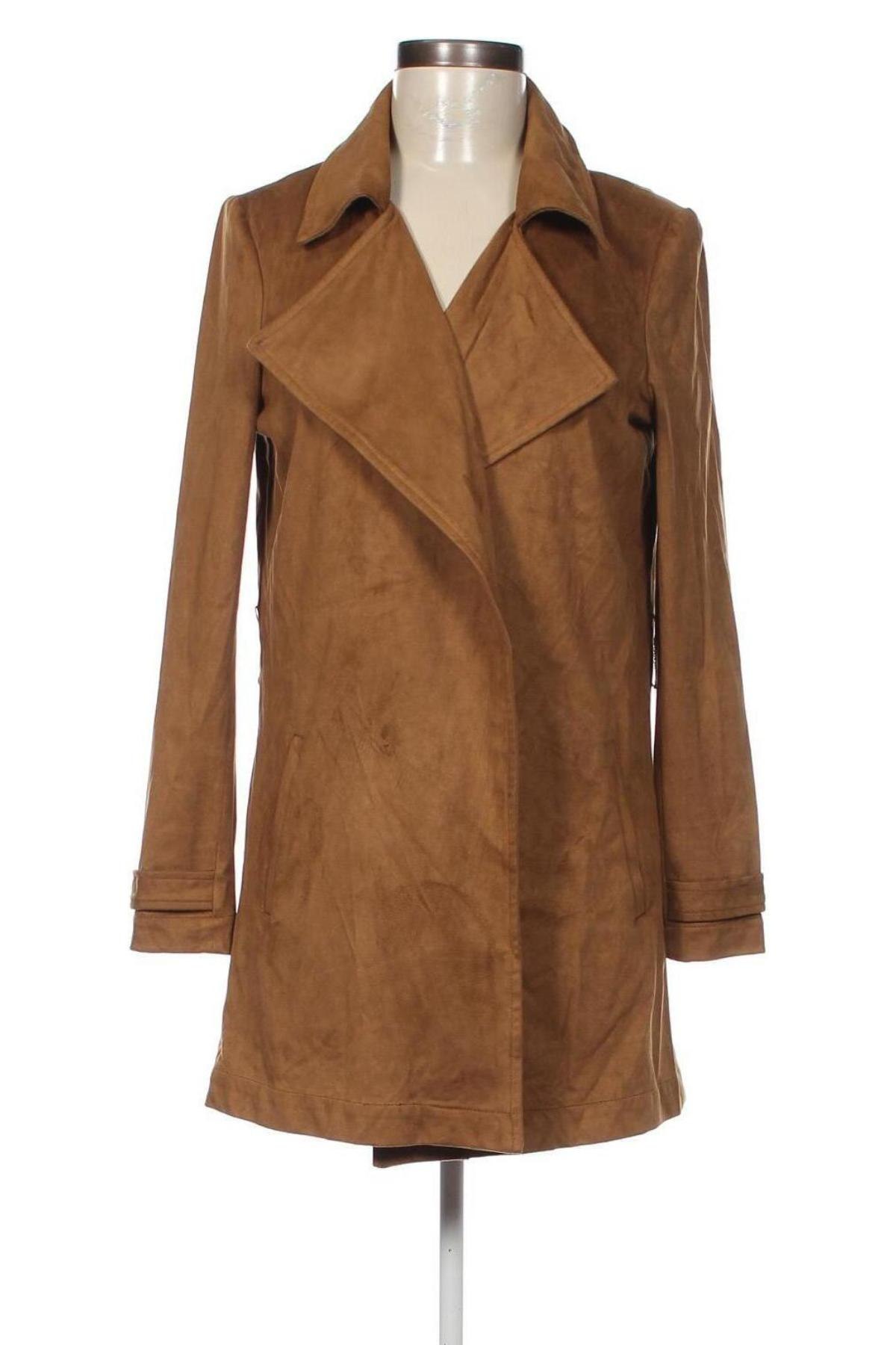 Γυναικείο παλτό Tally Weijl, Μέγεθος S, Χρώμα Καφέ, Τιμή 19,00 €