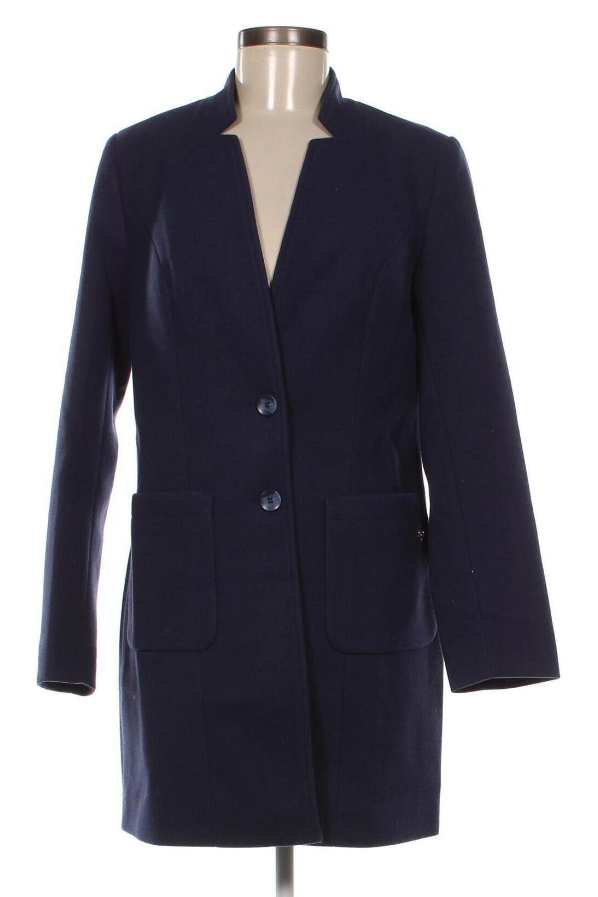 Γυναικείο παλτό Tamaris, Μέγεθος S, Χρώμα Μπλέ, Τιμή 70,72 €