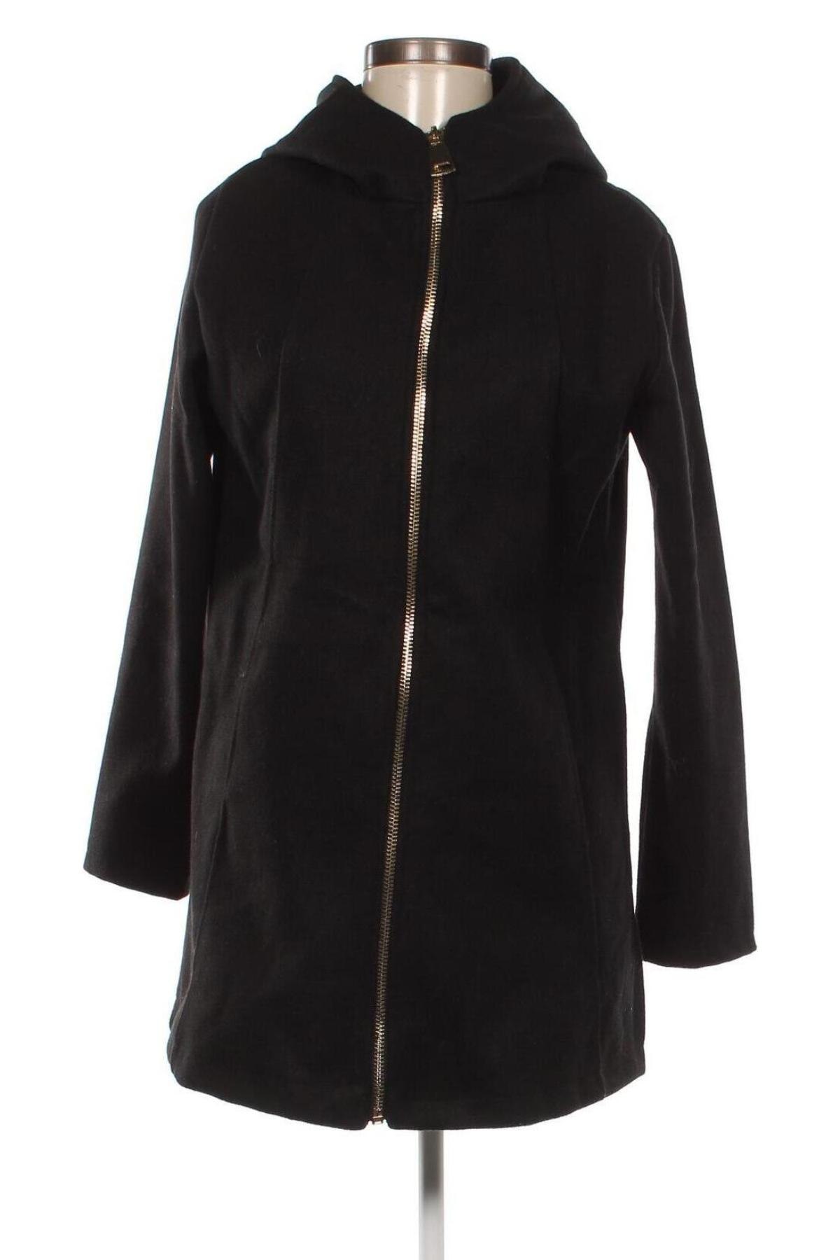 Γυναικείο παλτό Today, Μέγεθος M, Χρώμα Μαύρο, Τιμή 33,76 €