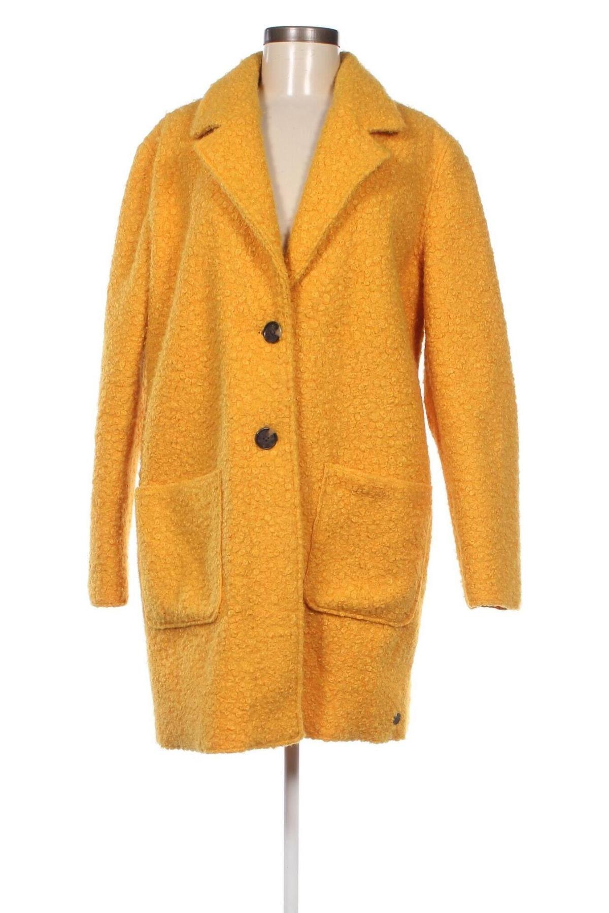 Дамско палто Tom Tailor, Размер XL, Цвят Жълт, Цена 56,00 лв.