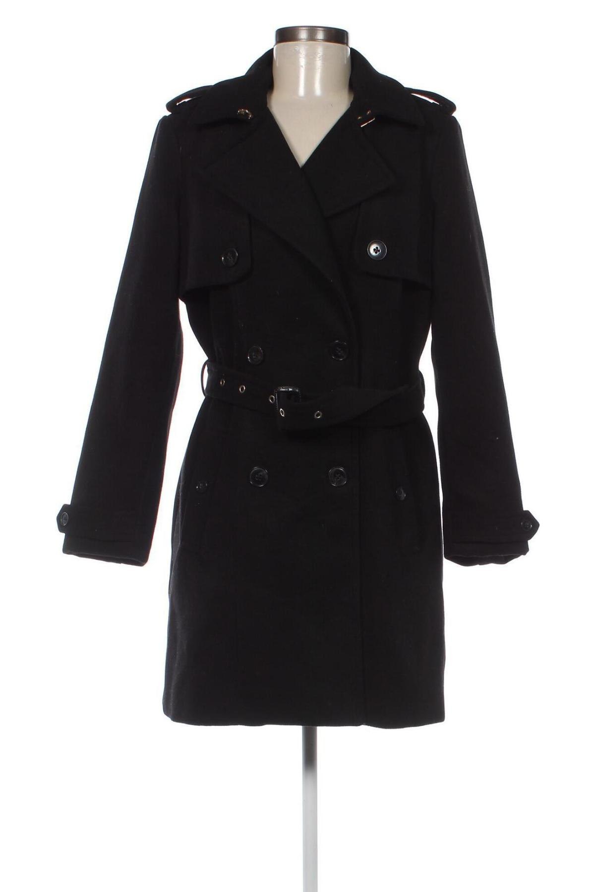 Дамско палто Vero Moda, Размер M, Цвят Черен, Цена 24,91 лв.