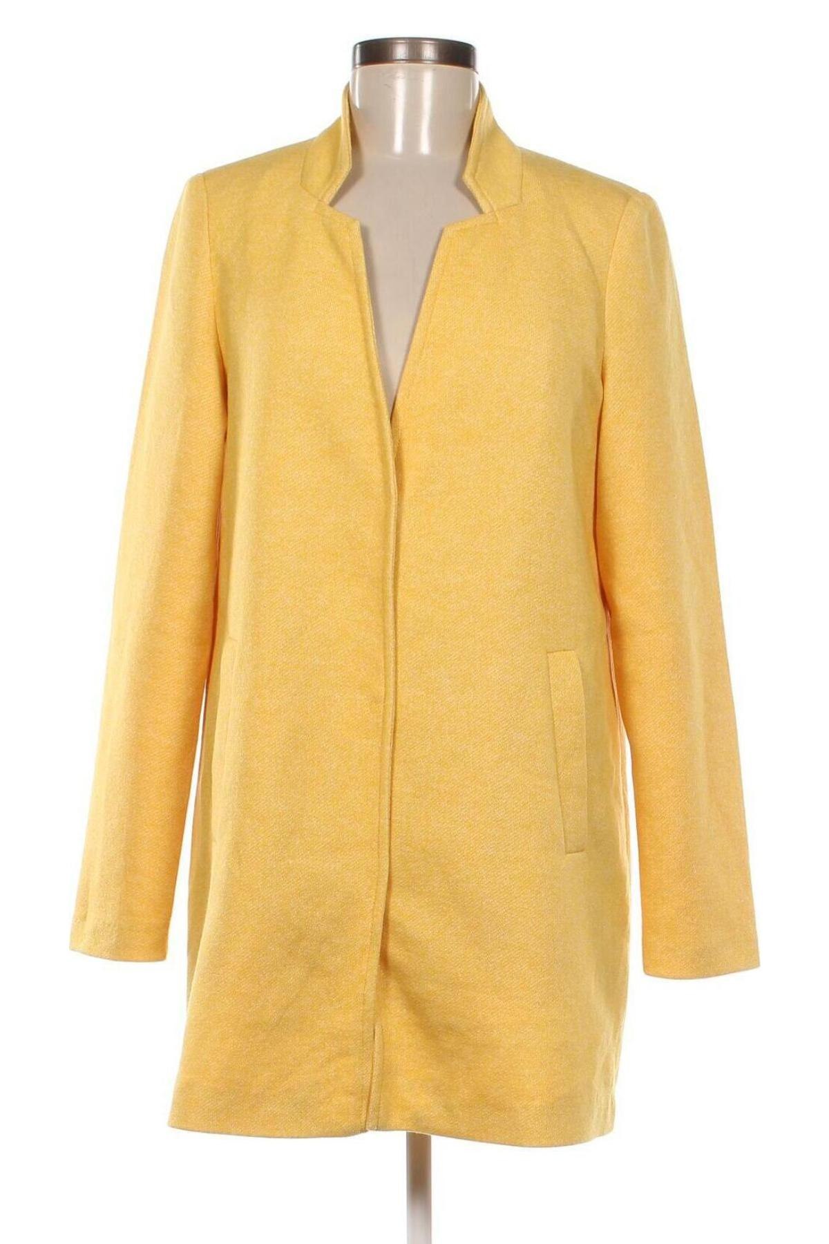 Дамско палто Vero Moda, Размер S, Цвят Жълт, Цена 23,37 лв.