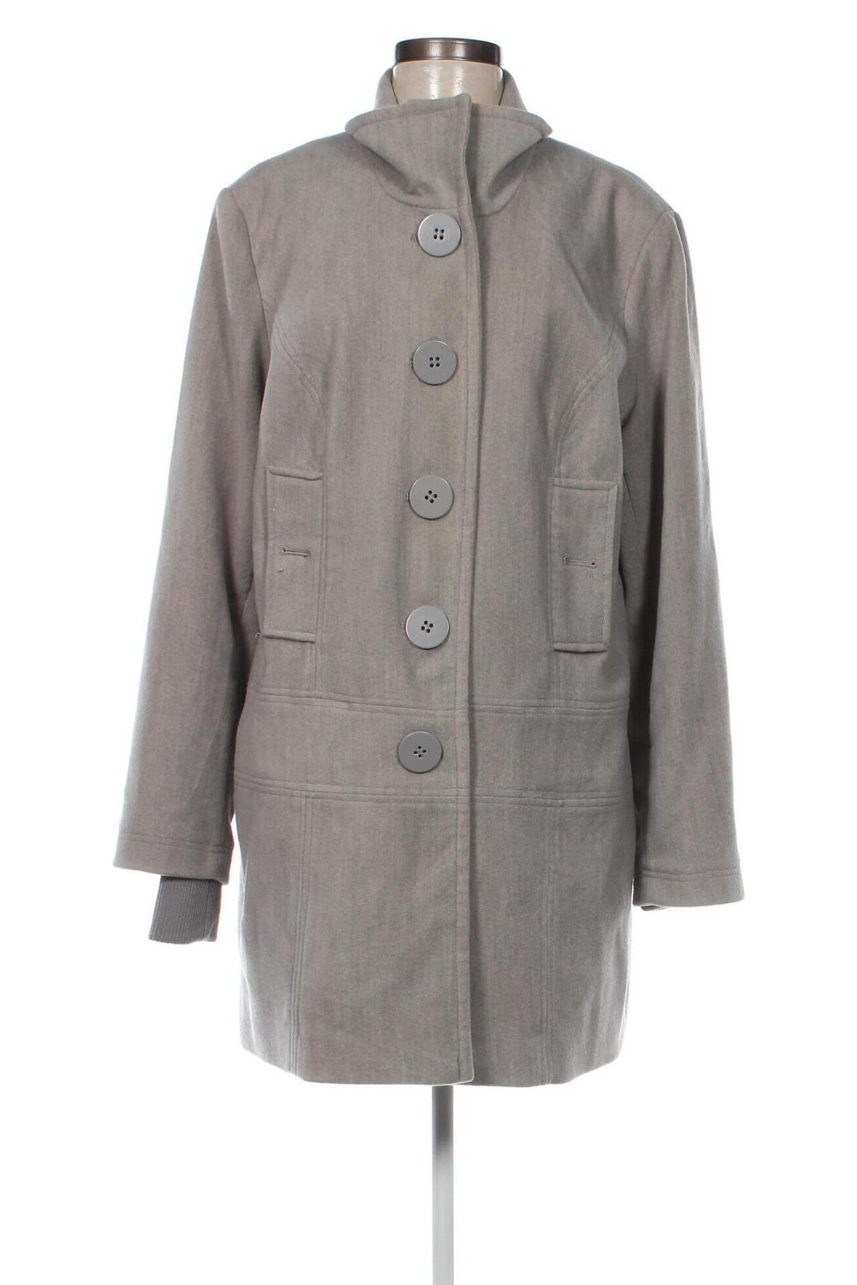 Дамско палто Vivien Caron, Размер L, Цвят Сив, Цена 51,36 лв.