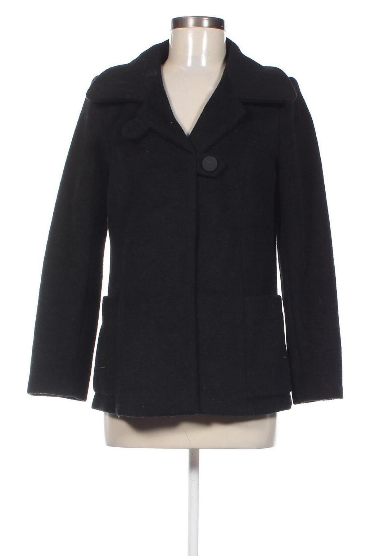 Γυναικείο παλτό Wanko, Μέγεθος M, Χρώμα Μαύρο, Τιμή 31,77 €