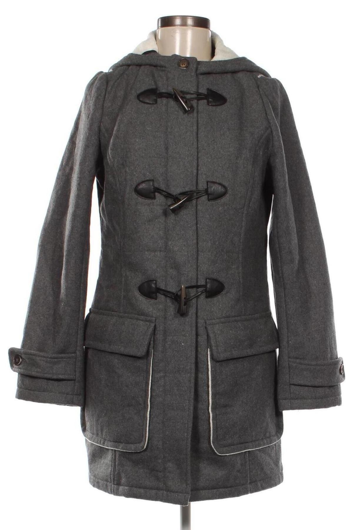 Дамско палто Woman By Tchibo, Размер M, Цвят Черен, Цена 51,36 лв.