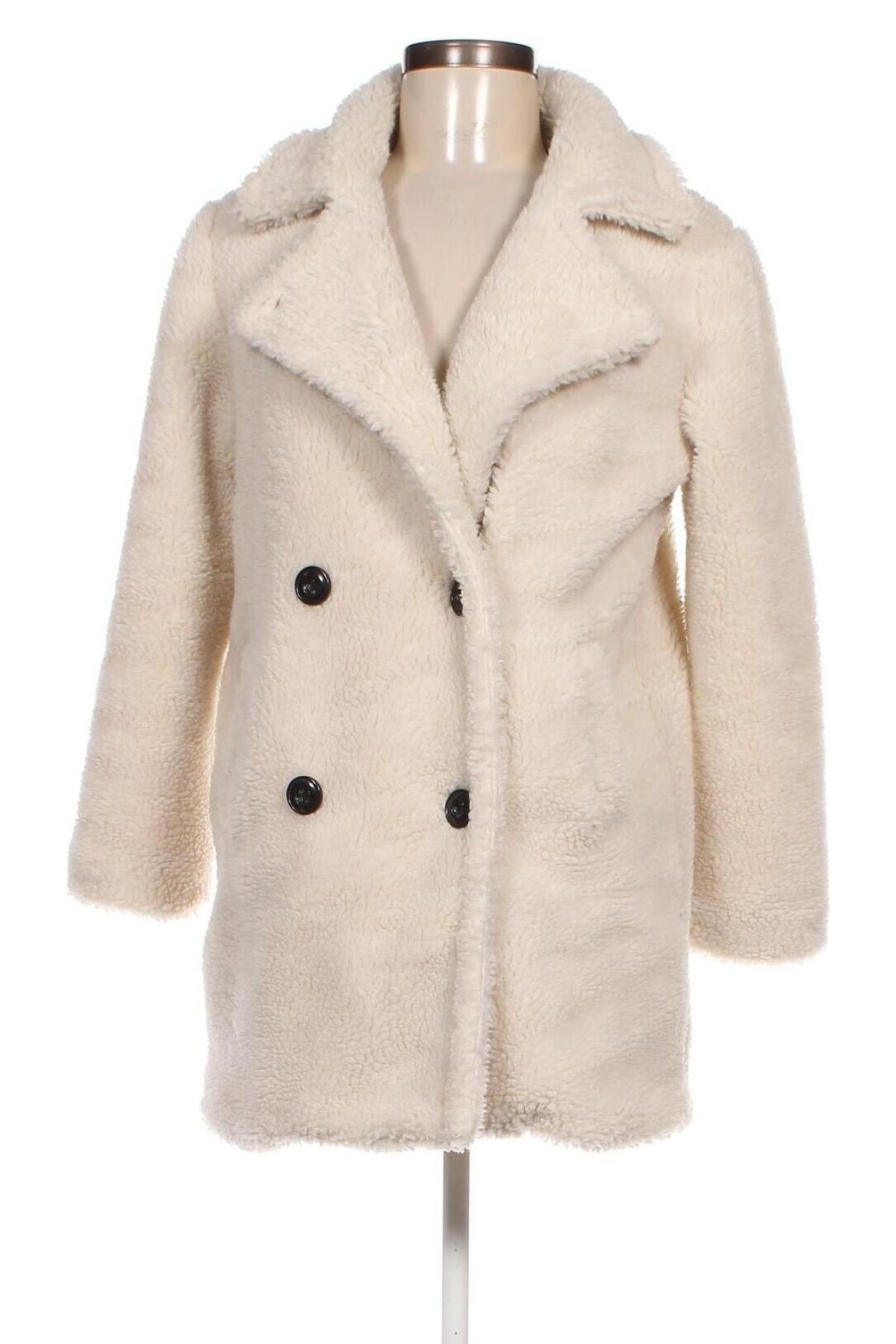 Дамско палто Wow, Размер S, Цвят Бял, Цена 57,78 лв.