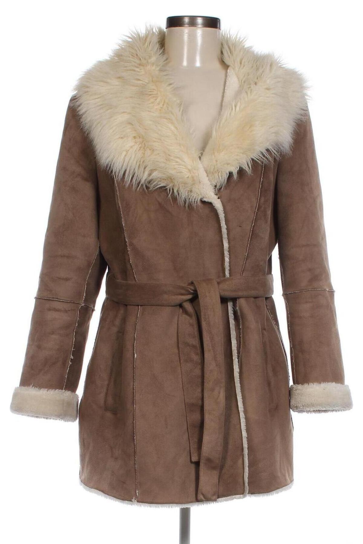 Palton de femei Yessica, Mărime XL, Culoare Maro, Preț 179,50 Lei