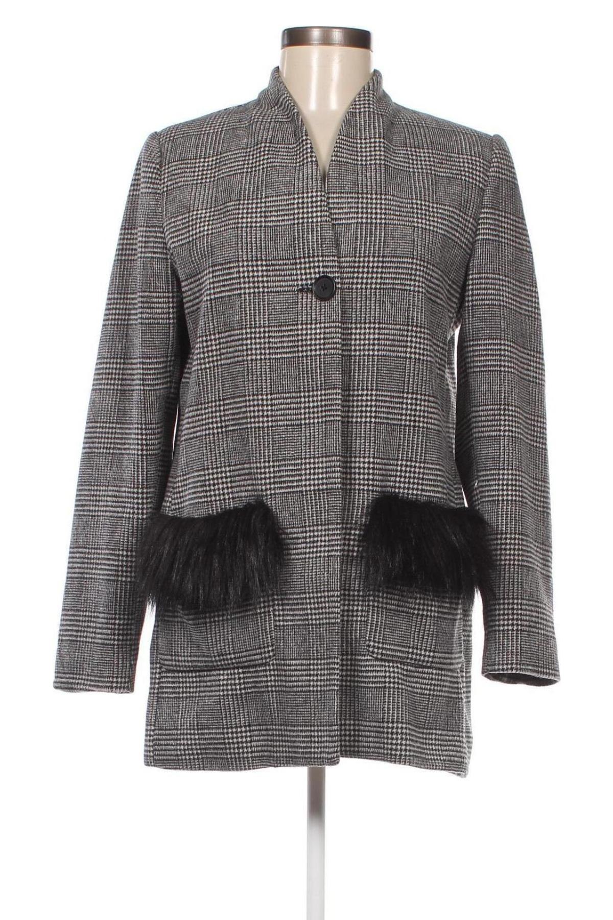Dámsky kabát  Zara, Veľkosť S, Farba Sivá, Cena  19,28 €
