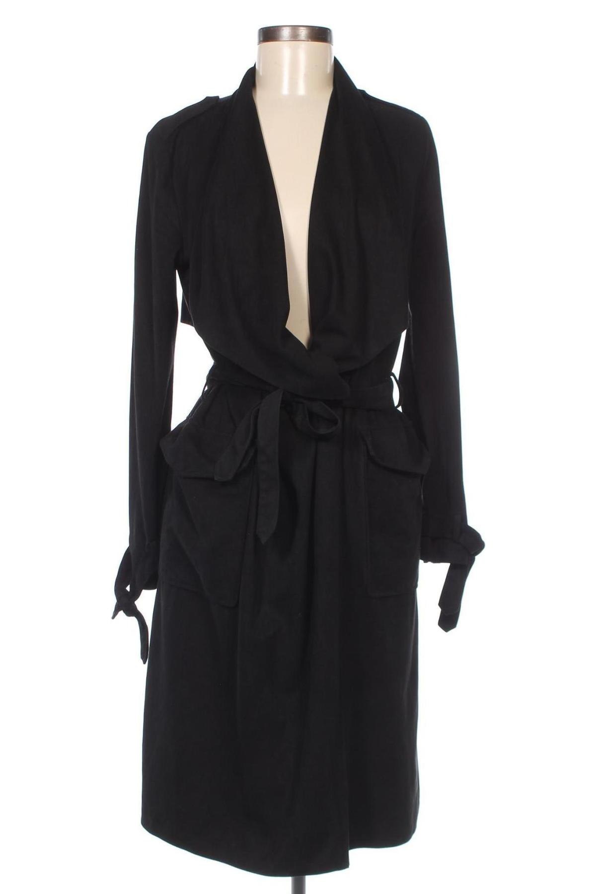 Γυναικείο παλτό Zara Trafaluc, Μέγεθος S, Χρώμα Μαύρο, Τιμή 29,07 €