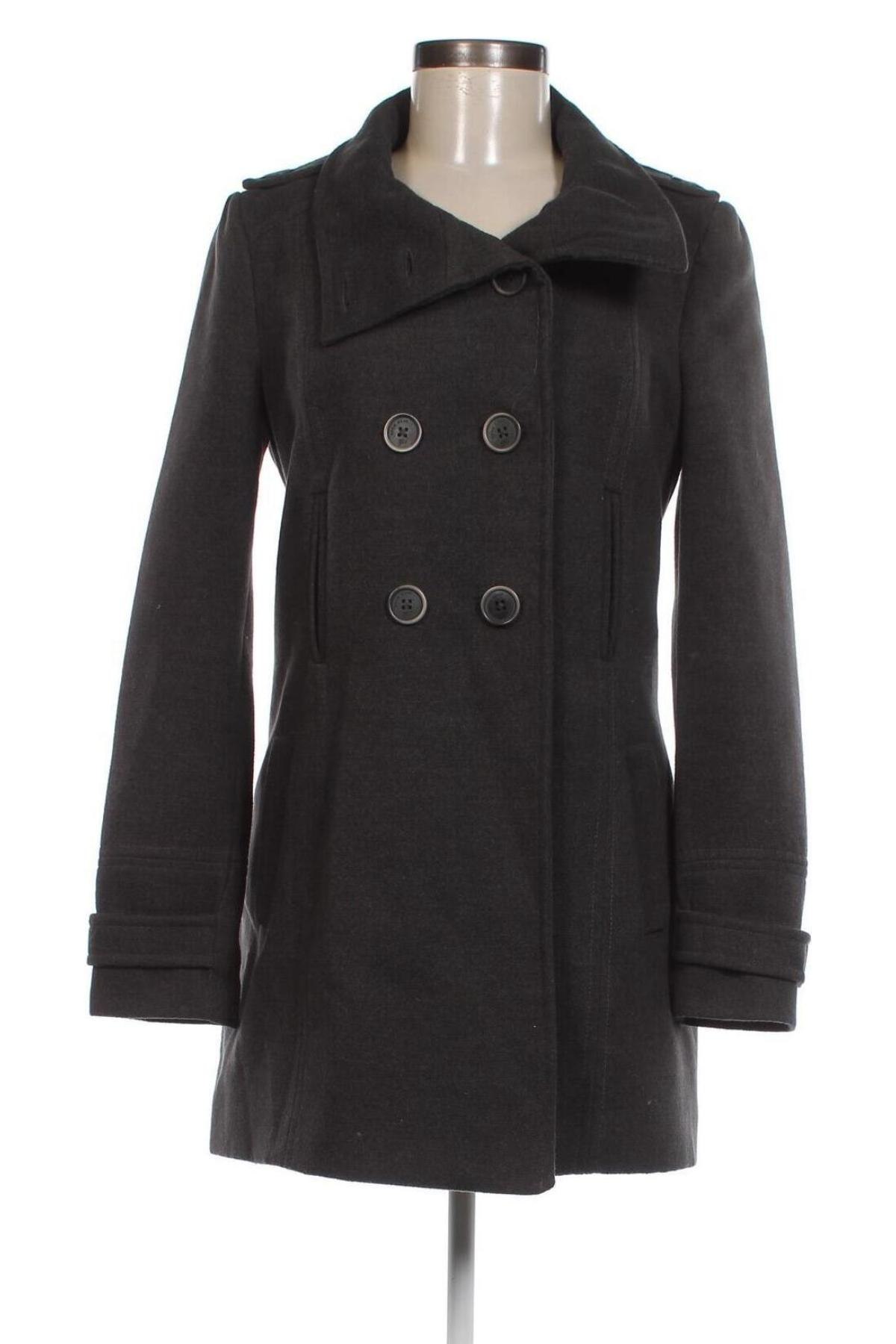 Palton de femei Zara Trafaluc, Mărime L, Culoare Gri, Preț 104,80 Lei