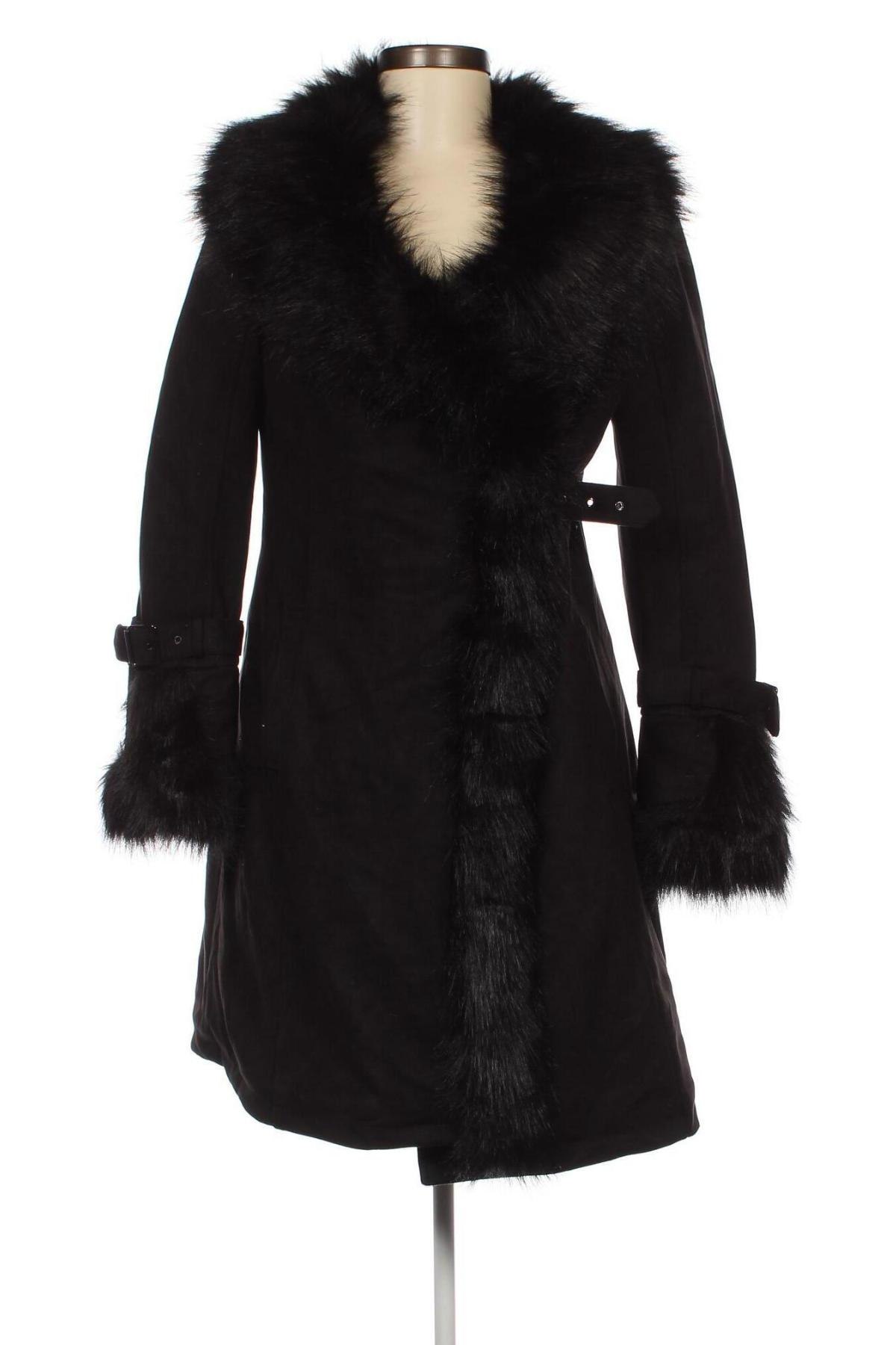 Γυναικείο παλτό Zebra, Μέγεθος S, Χρώμα Μαύρο, Τιμή 66,19 €