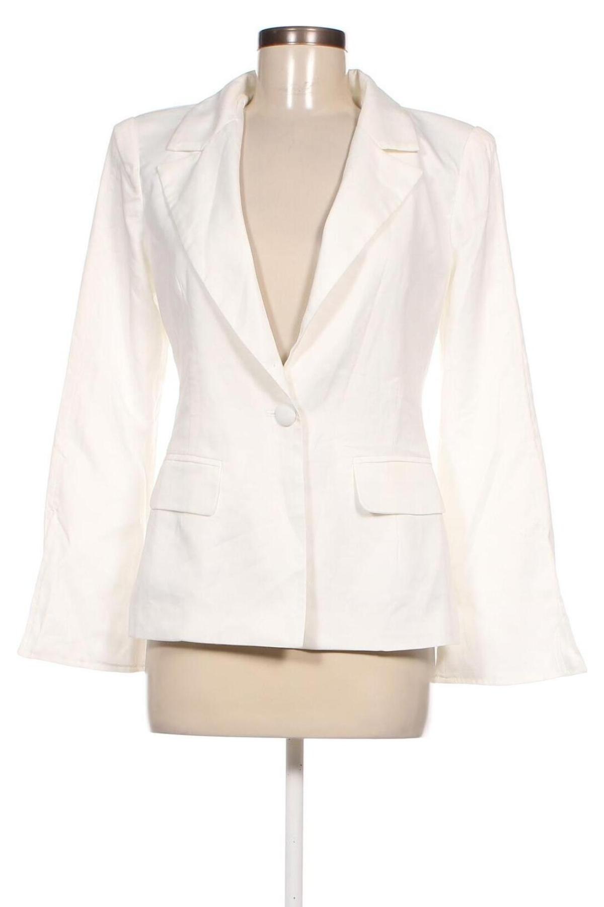 Γυναικείο σακάκι Boohoo, Μέγεθος S, Χρώμα Λευκό, Τιμή 22,38 €