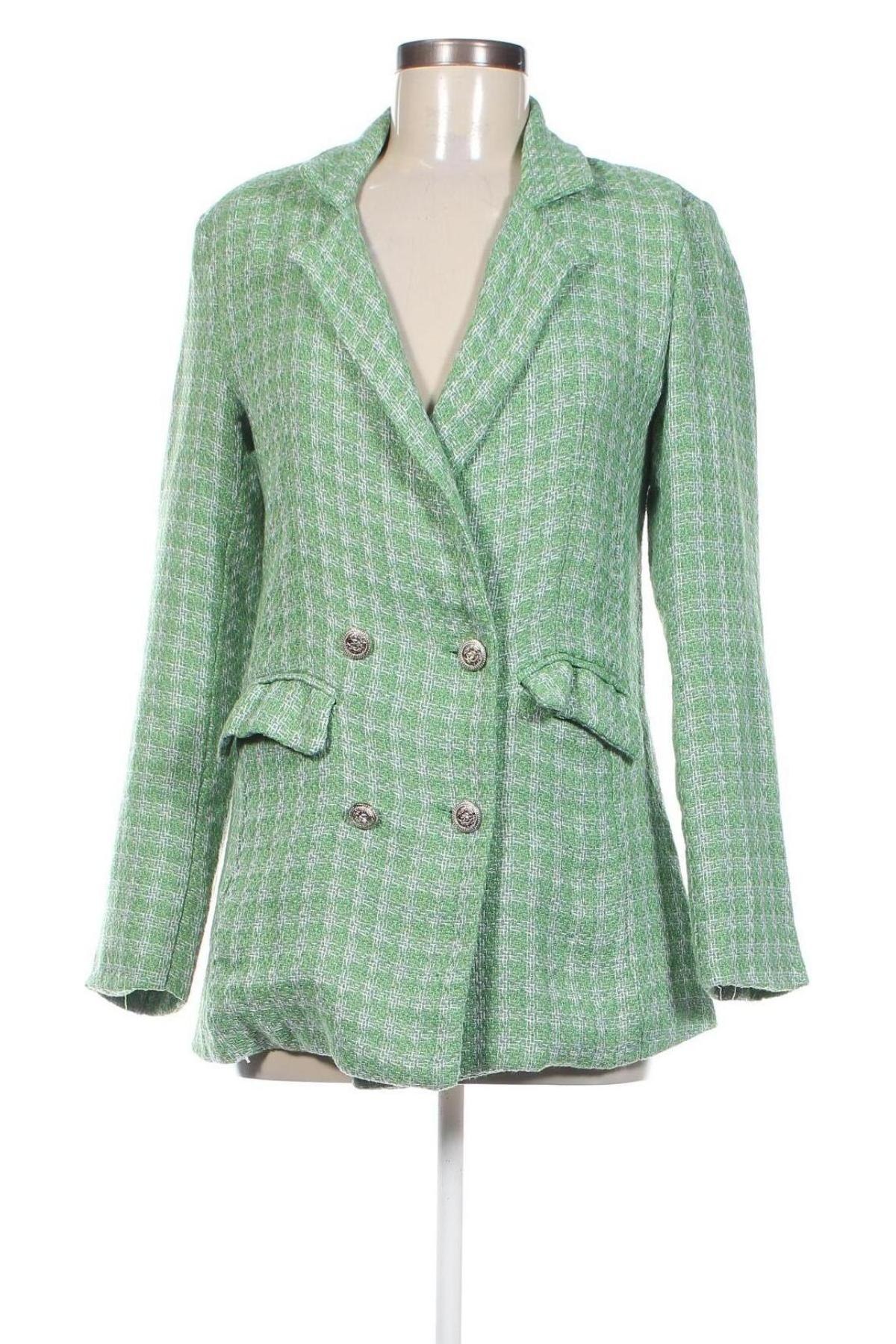 Дамско сако SHEIN, Размер S, Цвят Зелен, Цена 44,00 лв.