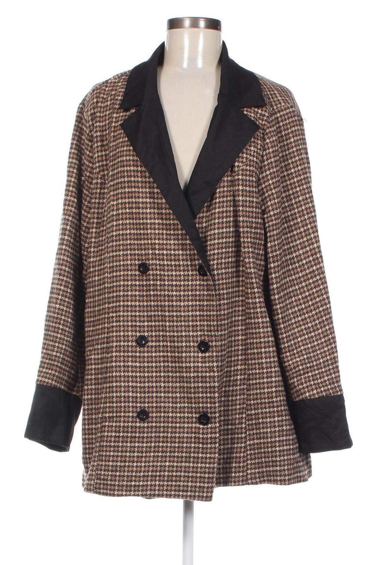 Γυναικείο σακάκι SHEIN, Μέγεθος 3XL, Χρώμα Πολύχρωμο, Τιμή 18,24 €