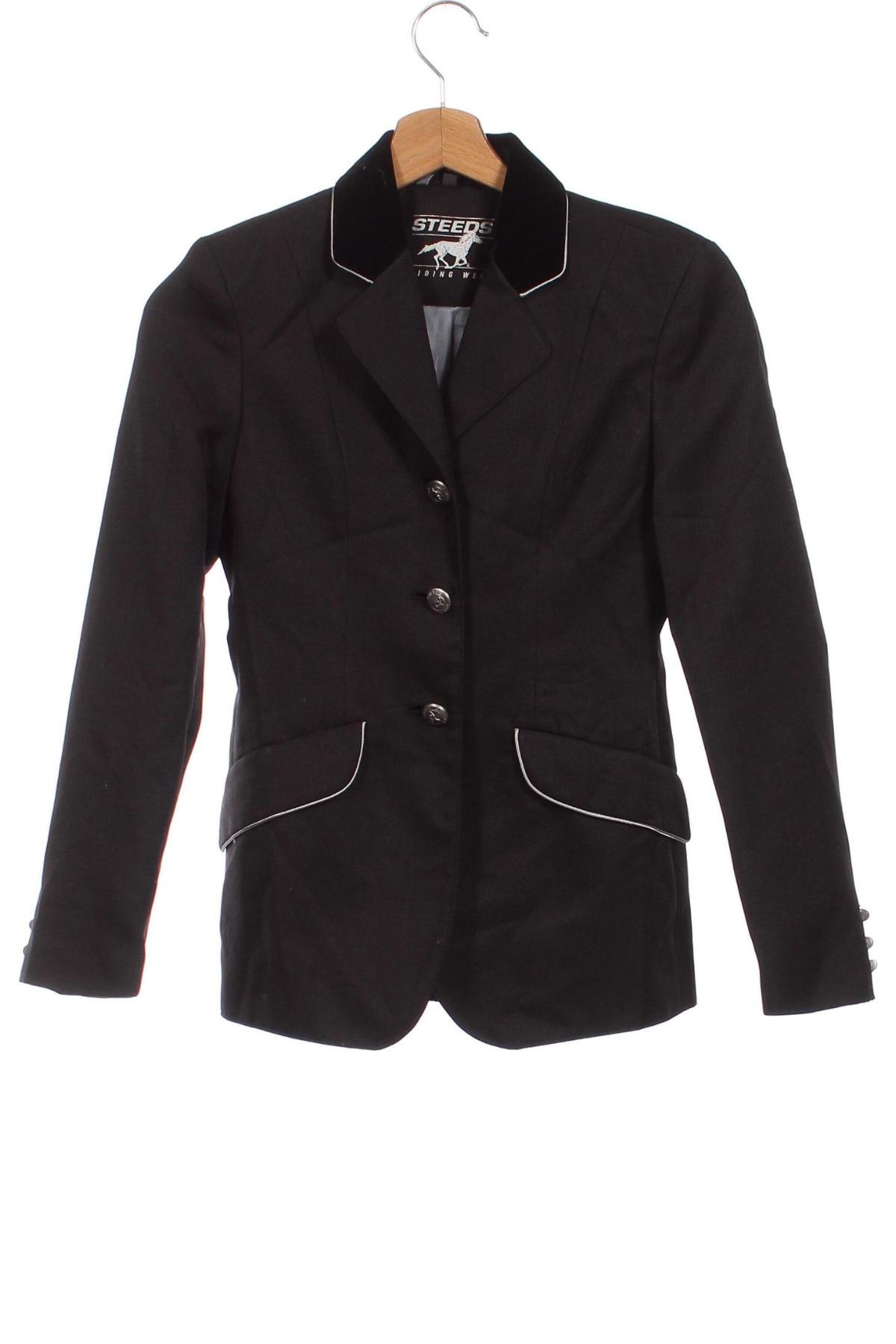 Γυναικείο σακάκι Steeds, Μέγεθος XS, Χρώμα Μαύρο, Τιμή 6,81 €