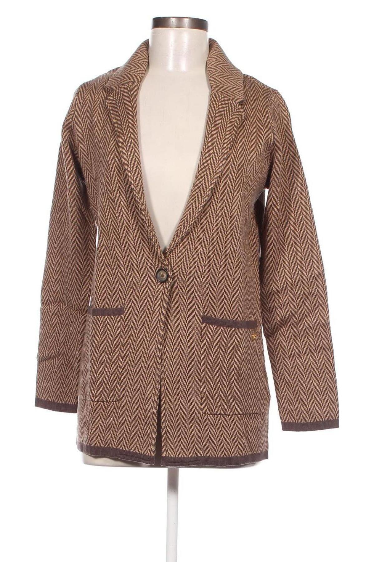 Дамско сако Tom Tailor, Размер XS, Цвят Бежов, Цена 27,09 лв.