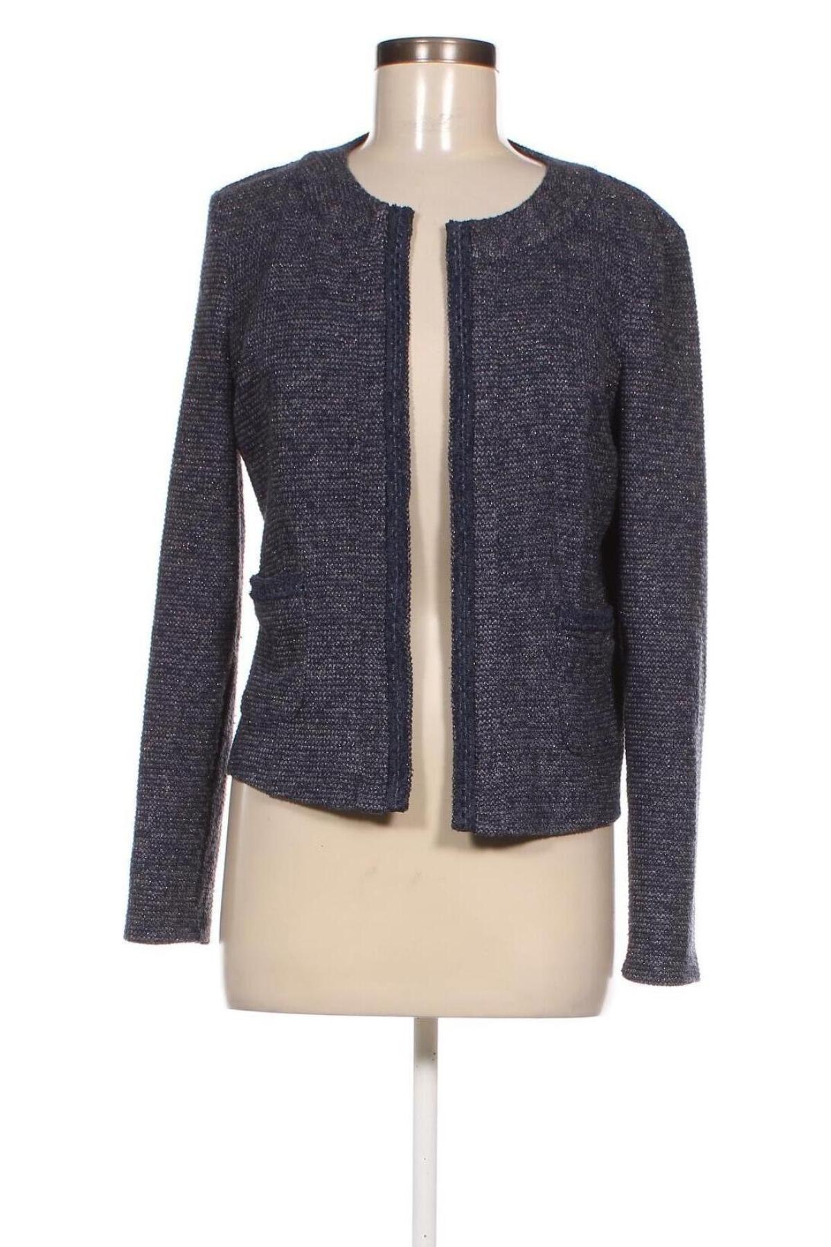 Γυναικείο σακάκι Tom Tailor, Μέγεθος L, Χρώμα Μπλέ, Τιμή 32,16 €