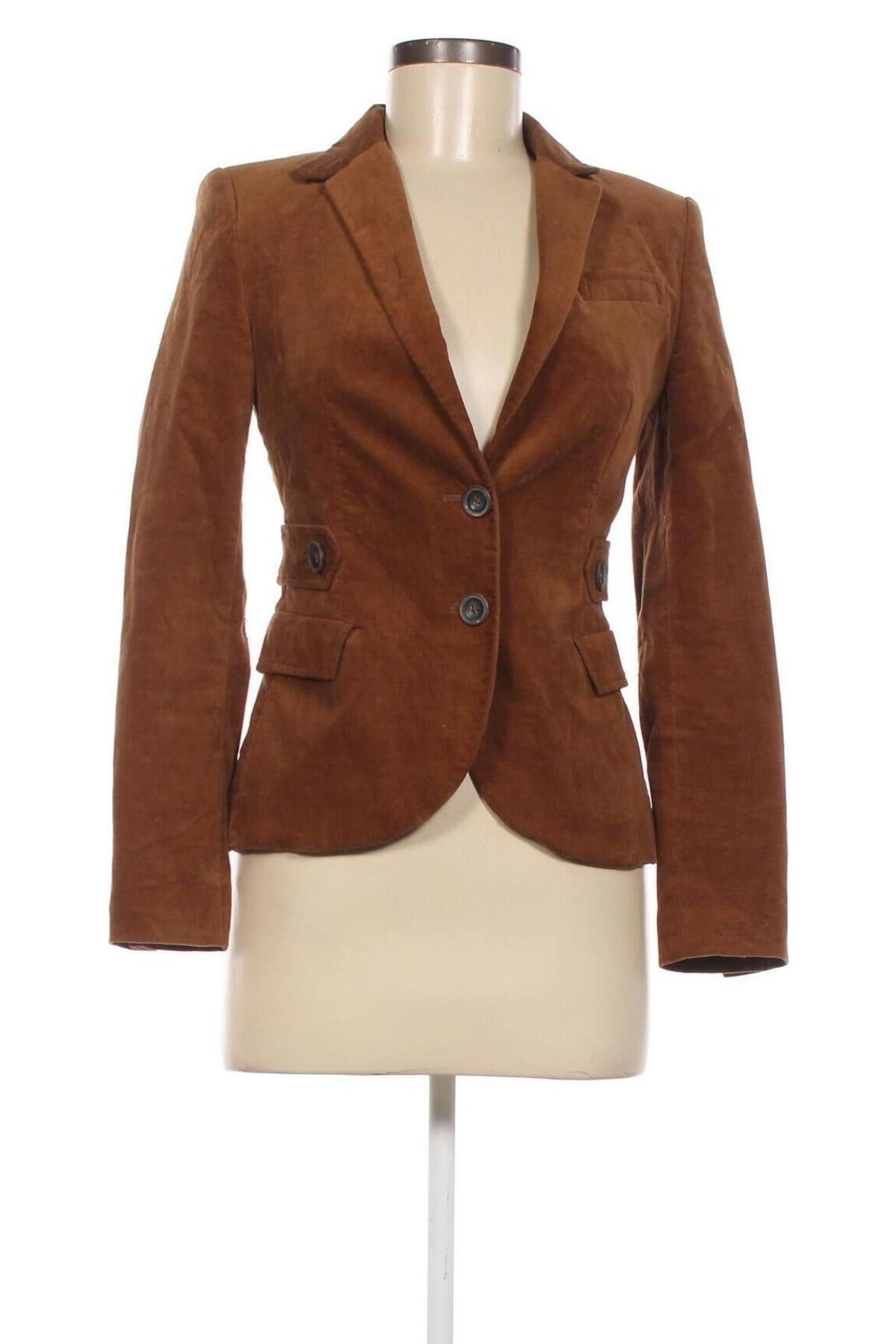 Damen Blazer Zara, Größe S, Farbe Braun, Preis 13,69 €